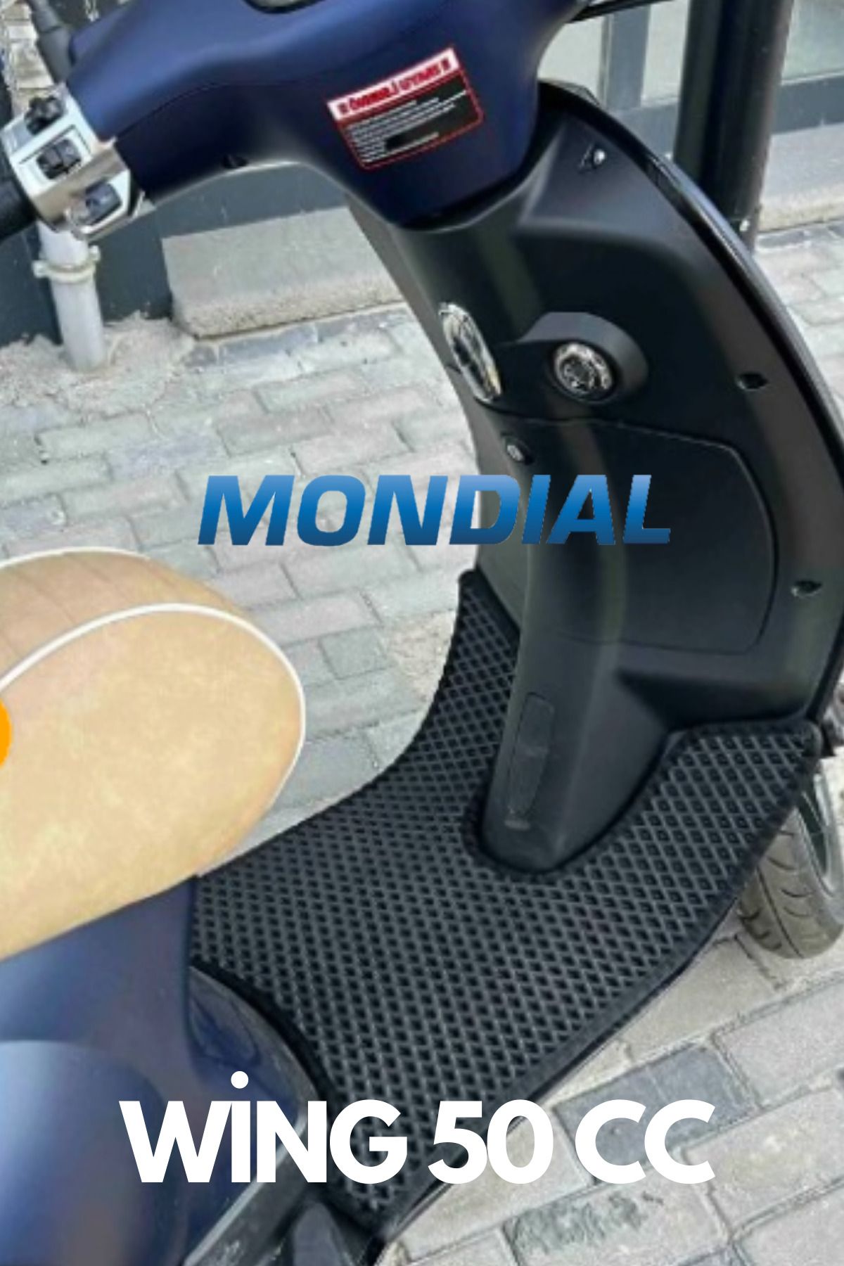 OTOMOTİF Mondial WİNG 50cc MOTORSİKLET UYUMLU EVA PASPAS (SİYAH)