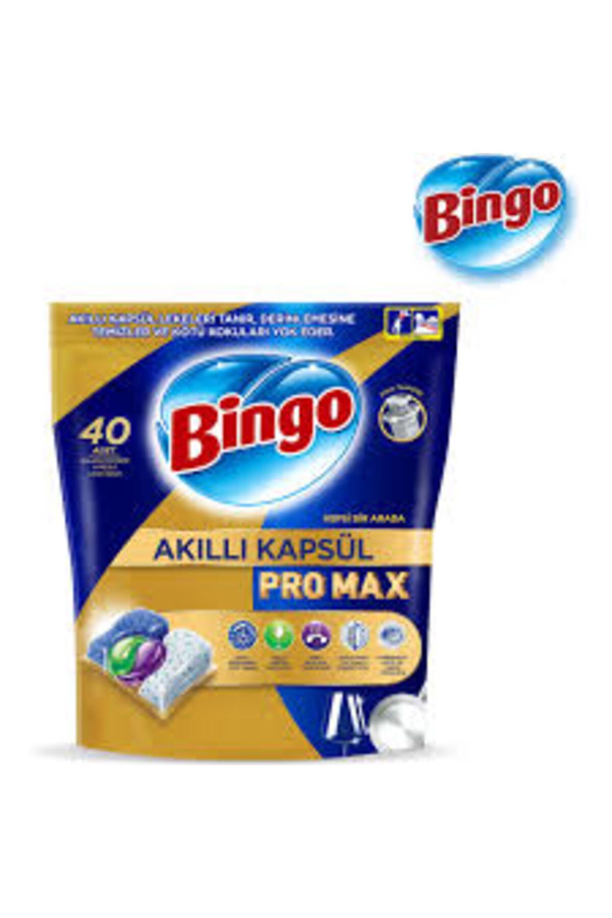 Bingo Akıllı Kapsül Pro Max Bulaşık Makinesi Deterjanı Tableti 40 Lı