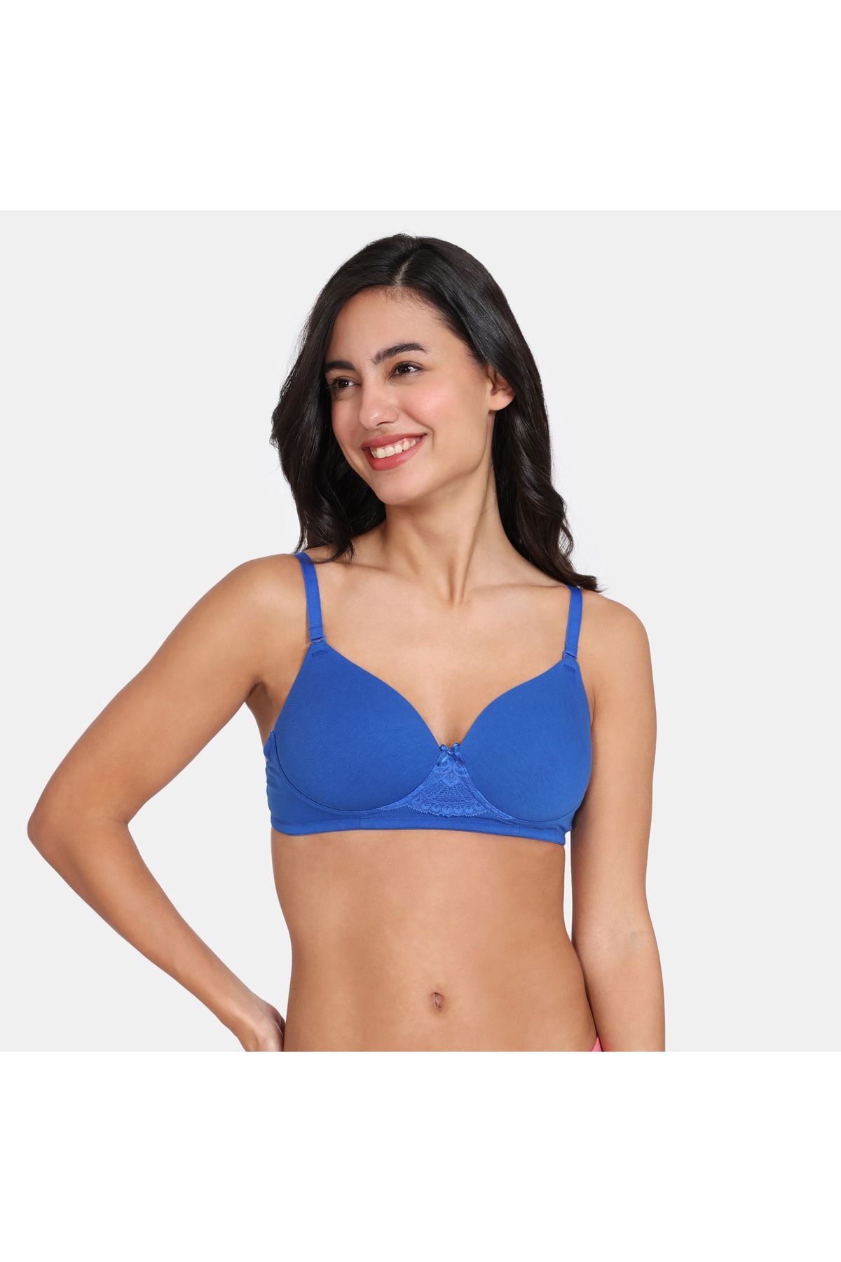 Zivame-Balconette Bra with Hook and Eye Closure 1