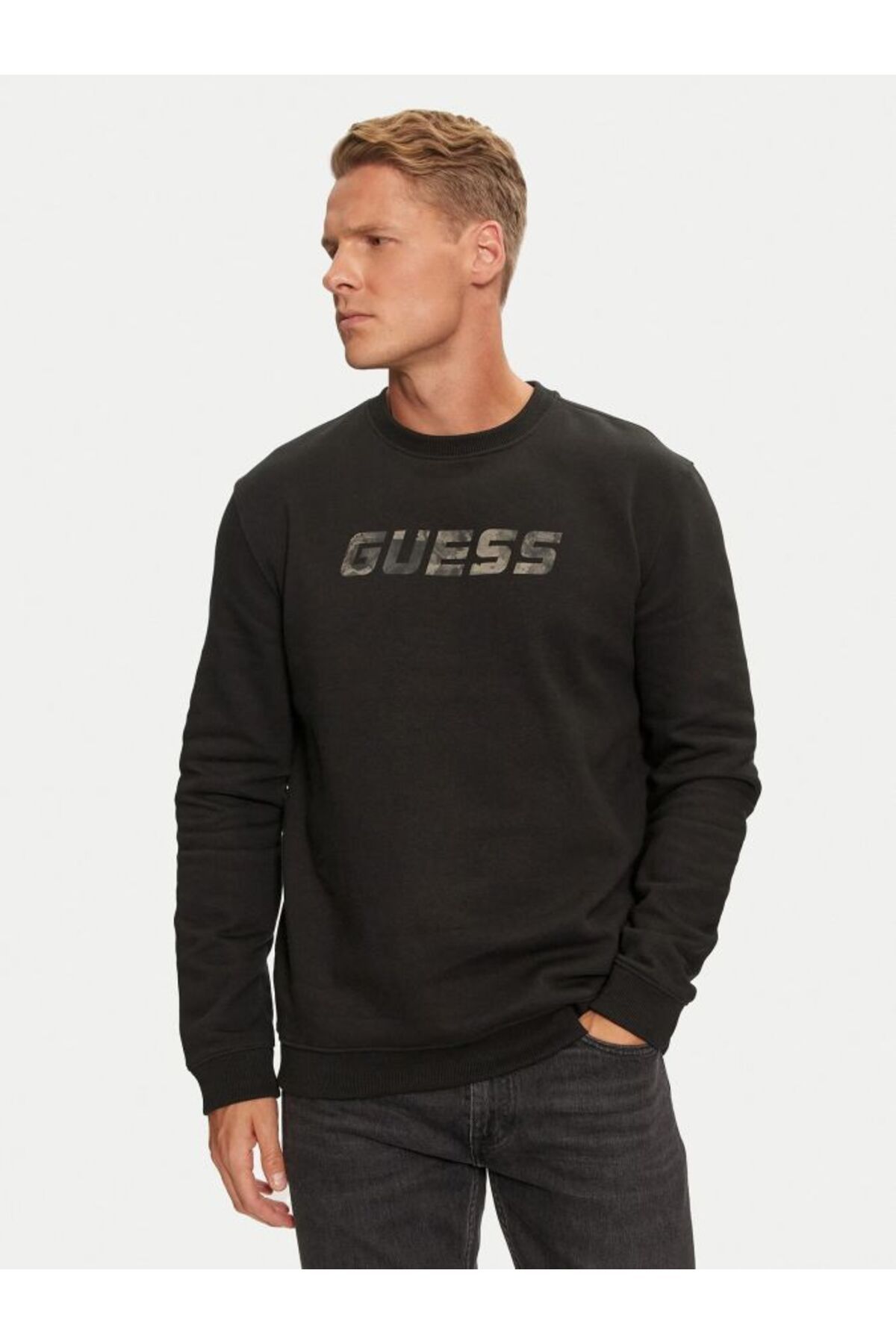 Guess-Sweatshirt - Black - Regular fit 1