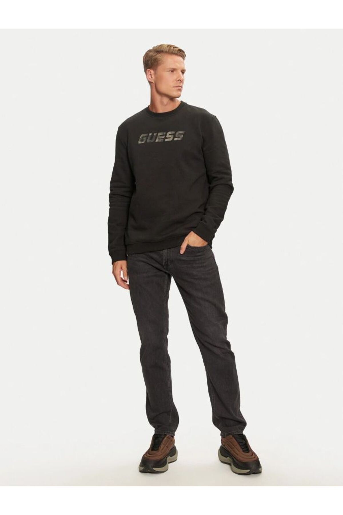 Guess-Sweatshirt - Black - Regular fit 3