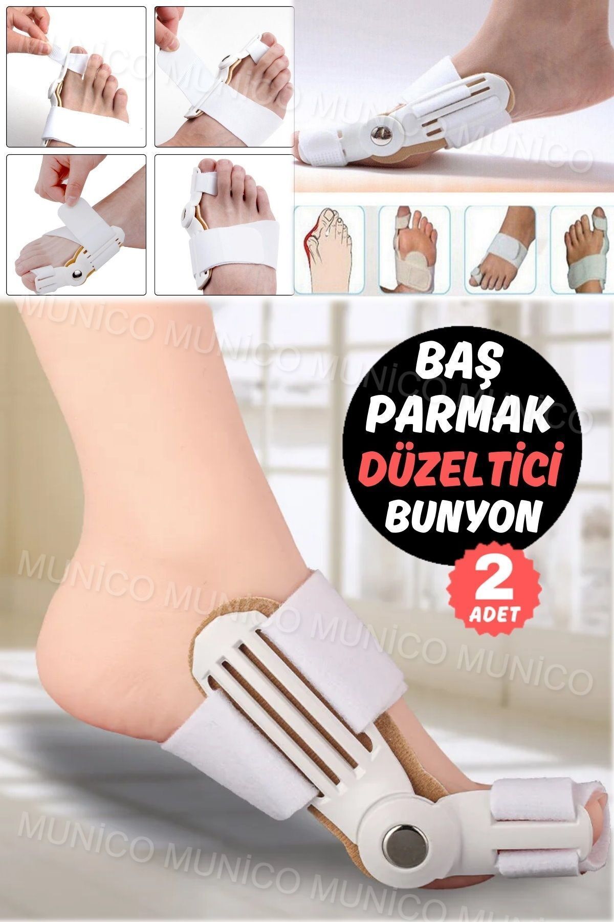 Gaggani Ayak Düzeltici Atel: Büyük Kemik Ayak Sorunlarına Özel Tasarım Halluks Valgus Brace Atel Düzeltici