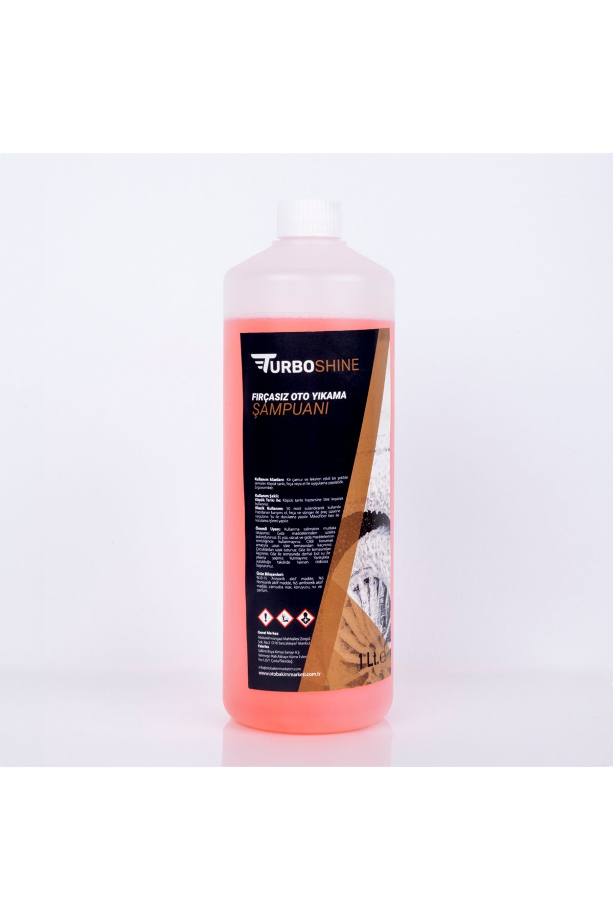 TURBO SHİNE Fırçasız Oto Yıkama Şampuanı 1 Litre