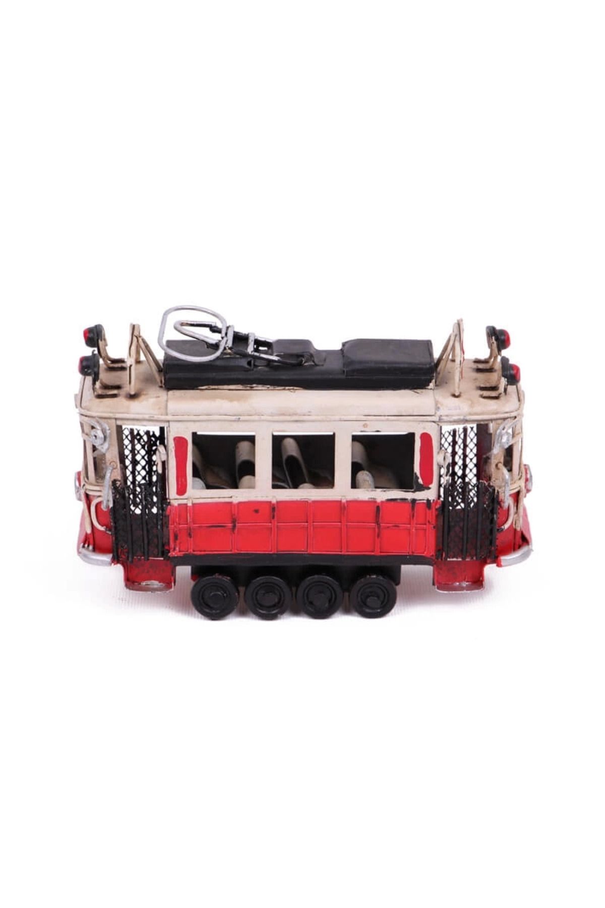 EZ SHOP Dekoratif Metal Taksim Tramvay Küçük
