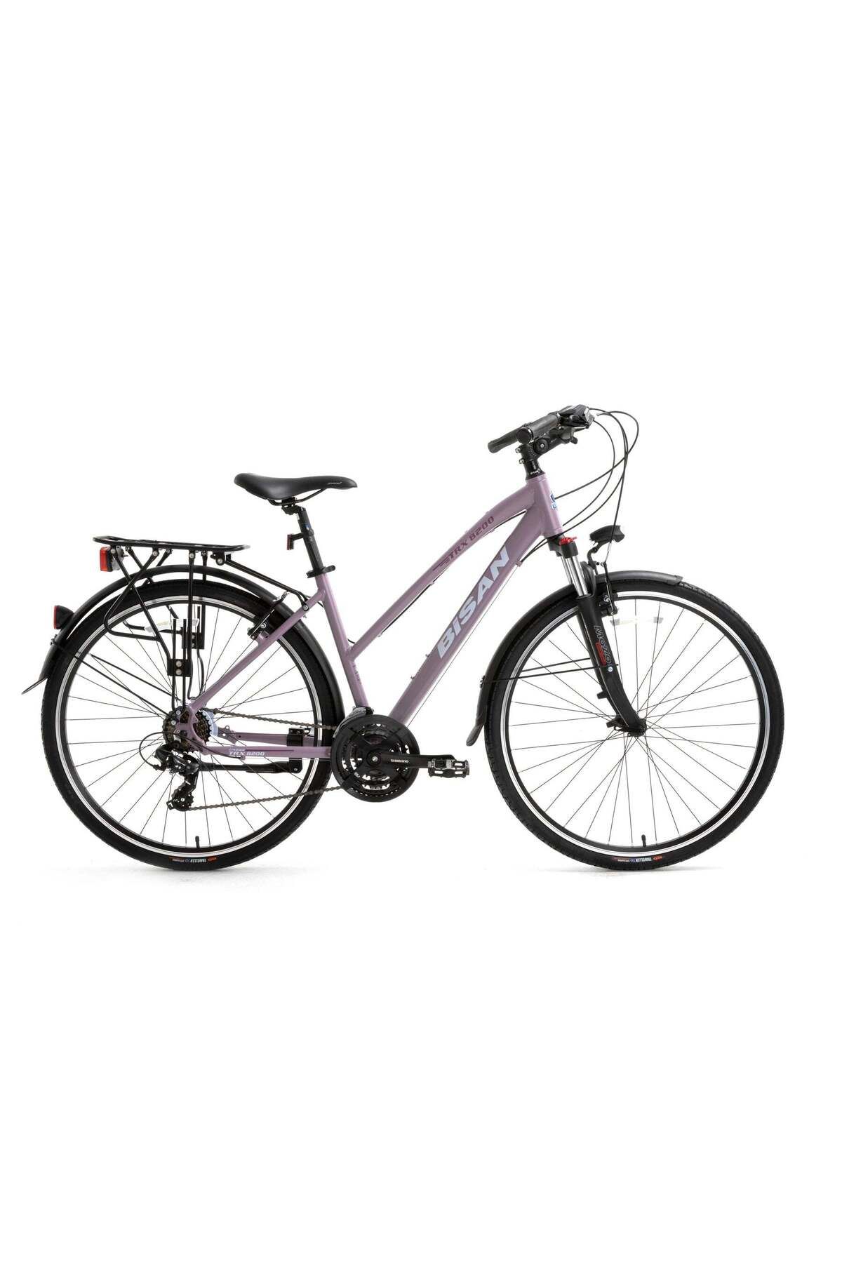Bisan BİSAN TRX 8200 CITY MAT MOR 17,5"CM 3x7 VİTEs 700C jant şehir bisikleti blc