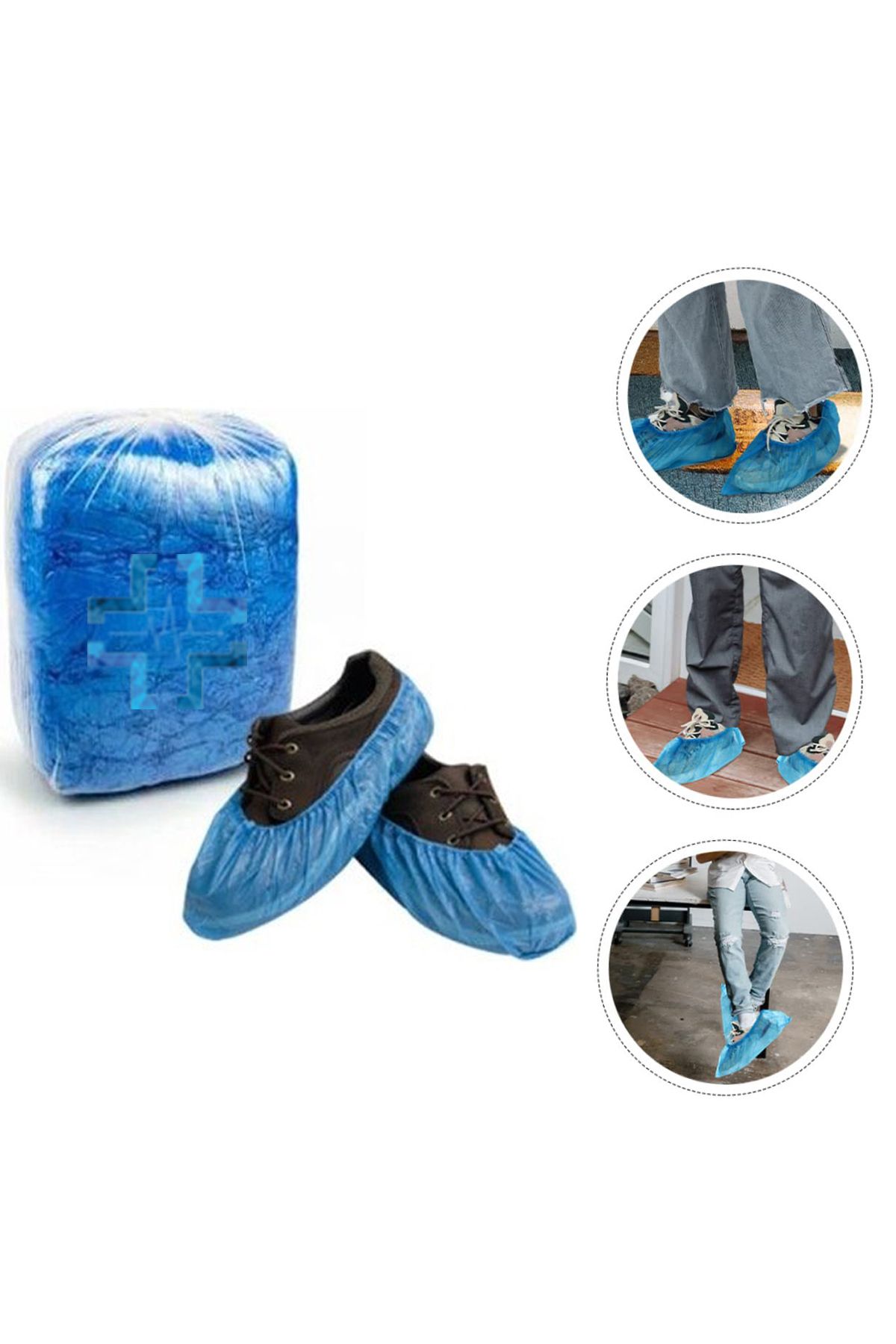 MY NAME-Overshoes Disposable 1000Pcs Shoe Cover Non-Slip Rain Water Dust Proof Hotel Hospital Workplace 1