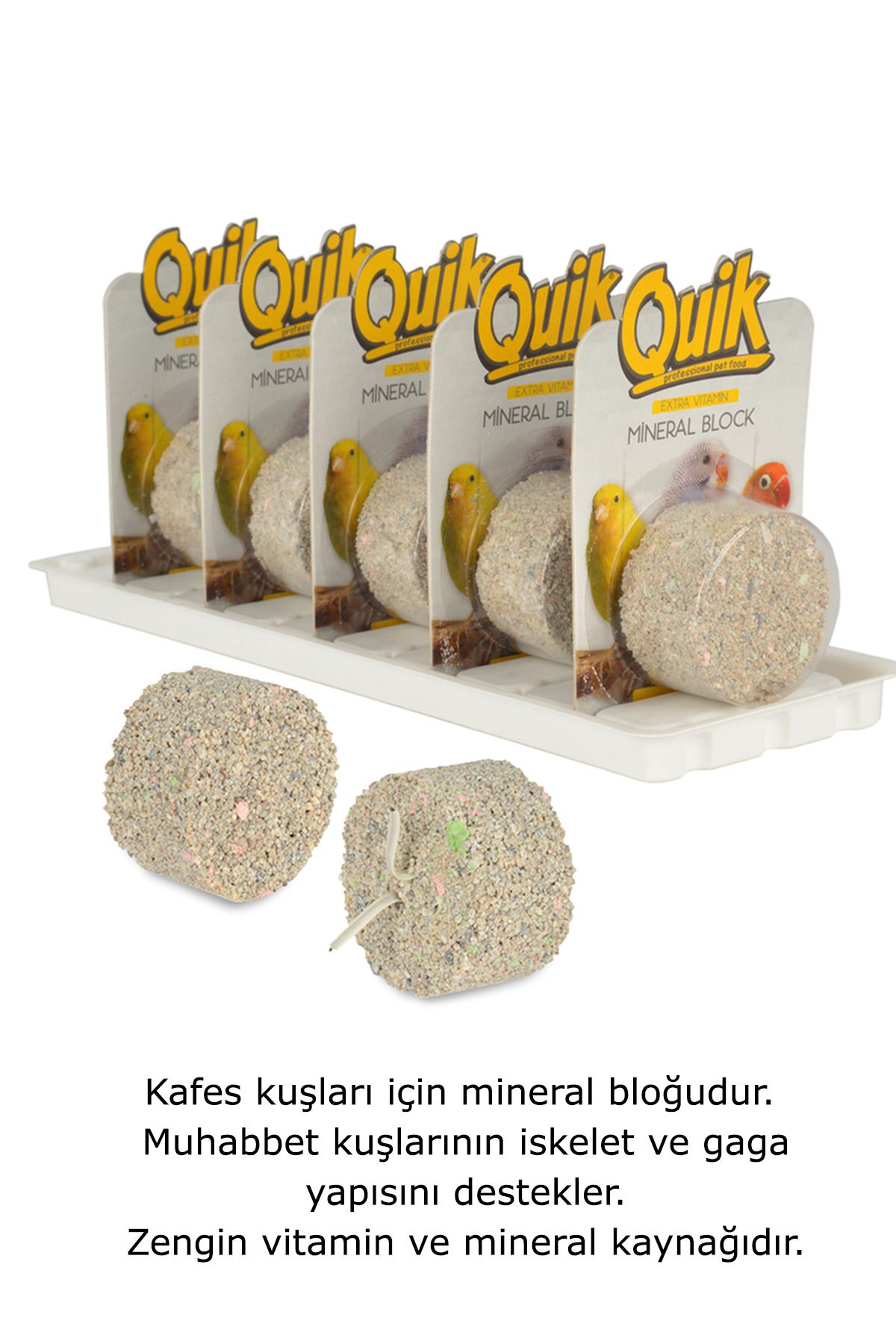 Mimosa Pet Kafes Kuşları İçin Mineral Blok 5'li