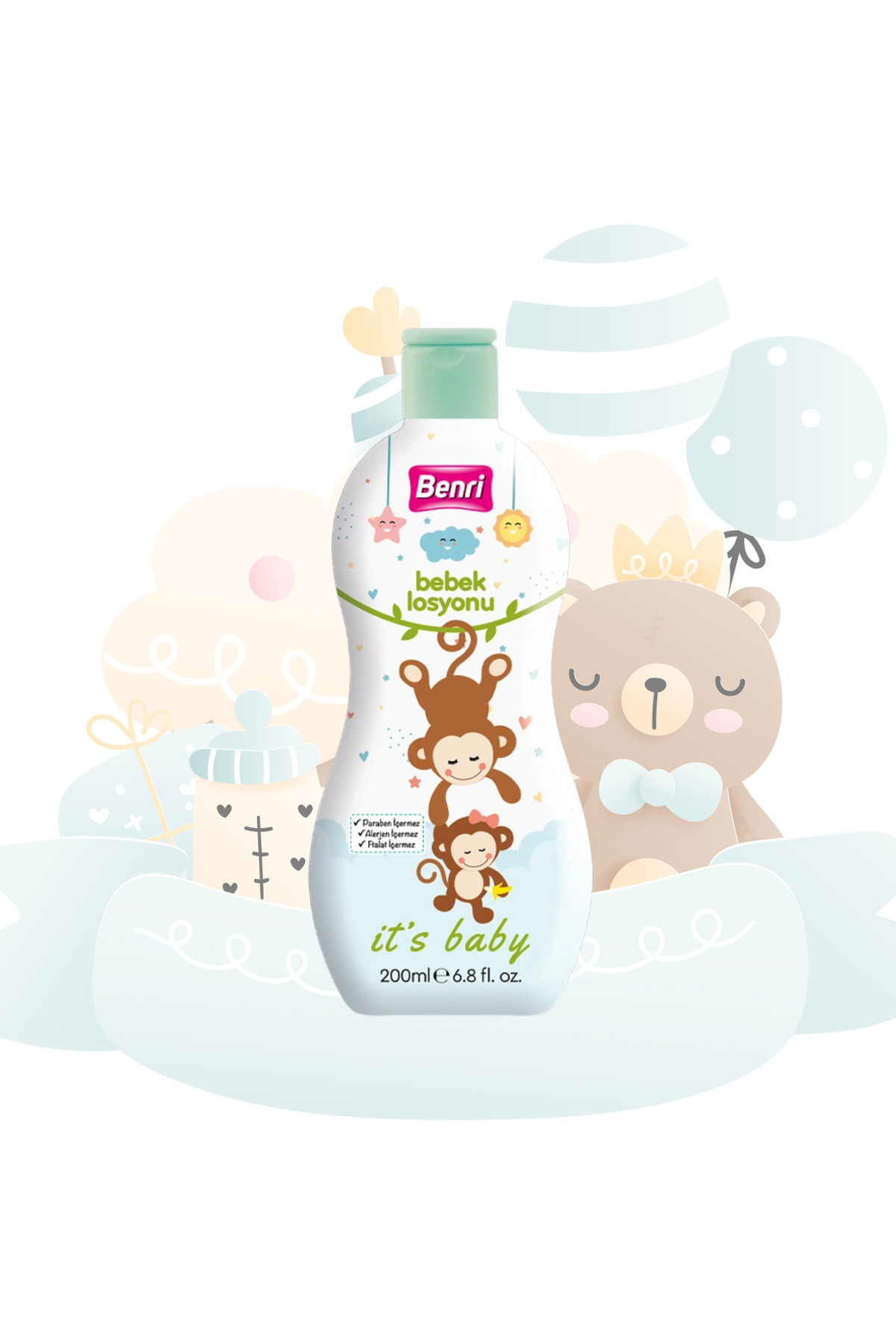Benri Bebek Losyonu 200 ml - Kolay Tarama Spreyi 200 ml 2li Set fotoğrafı 2 (önizleme)