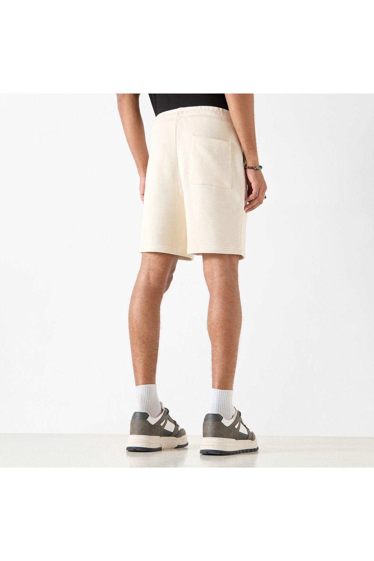 SP Characters-SmileyWorld Detail Regular Fit Shorts with Drawstring Closure 3