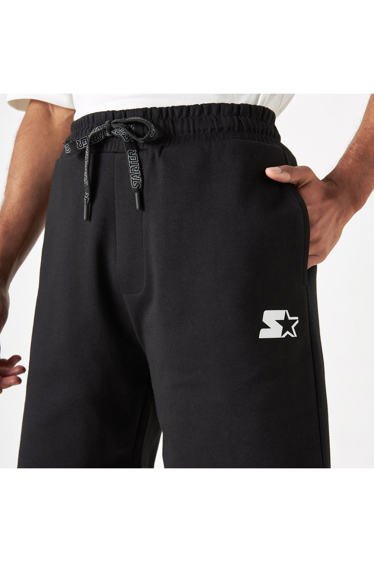 Starter-Printed Shorts with Drawstring Closure and Pockets 4