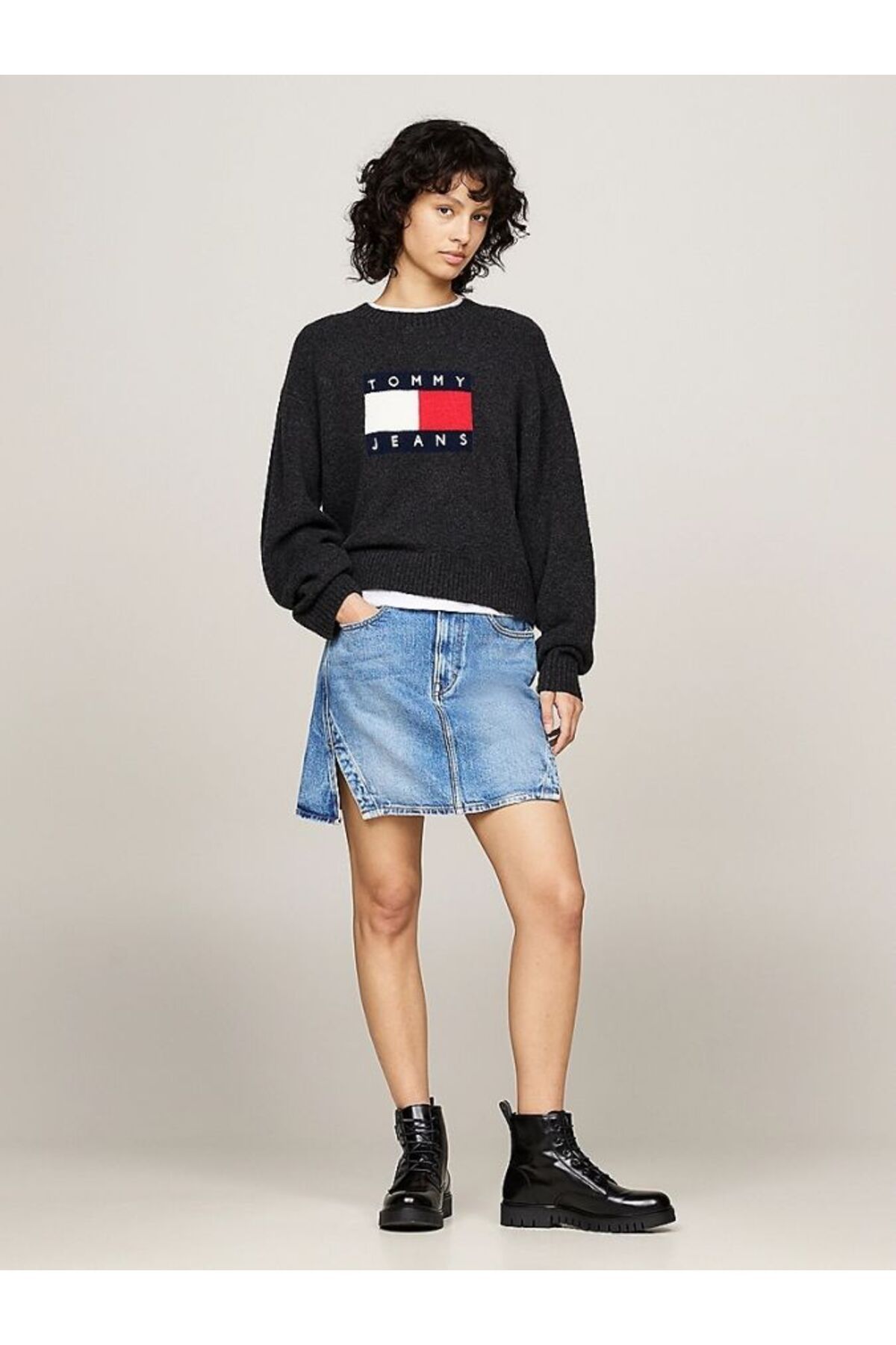 کفش های کلاسیک مردانه و زنانه TJW LACE UP BOOT اورجینال Tommy Hilfiger