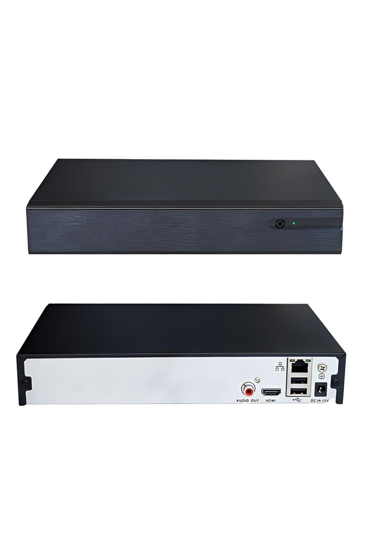 Nzm Vision HB-NVR3109E 9 Kanal NVR+ Compaxe Adaptör+ Kablolu Mouse NVR Kayıt Cihazı Seti