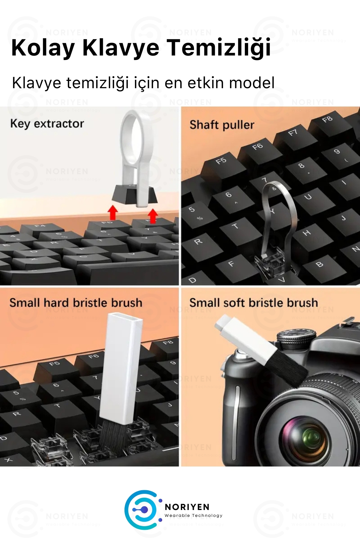 20in1 Premium Cleaning Çok Fonksiyonlu Telefon Laptop Airpods Kulaklık Klavye Ekran Temizleme Kiti