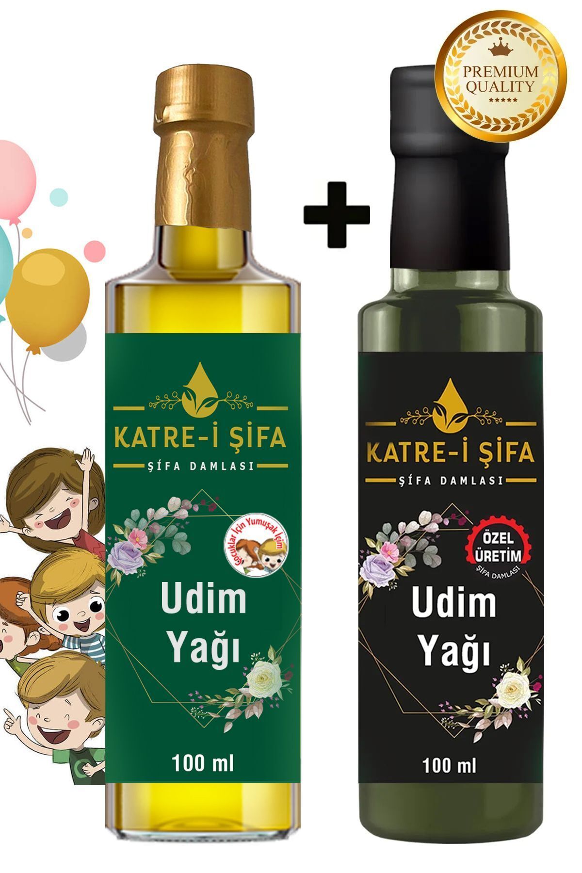 Katre-i Şifa Özel Üretim Udim Yağı 100 ml Çocuklar Için Udim Yağı 100 ml