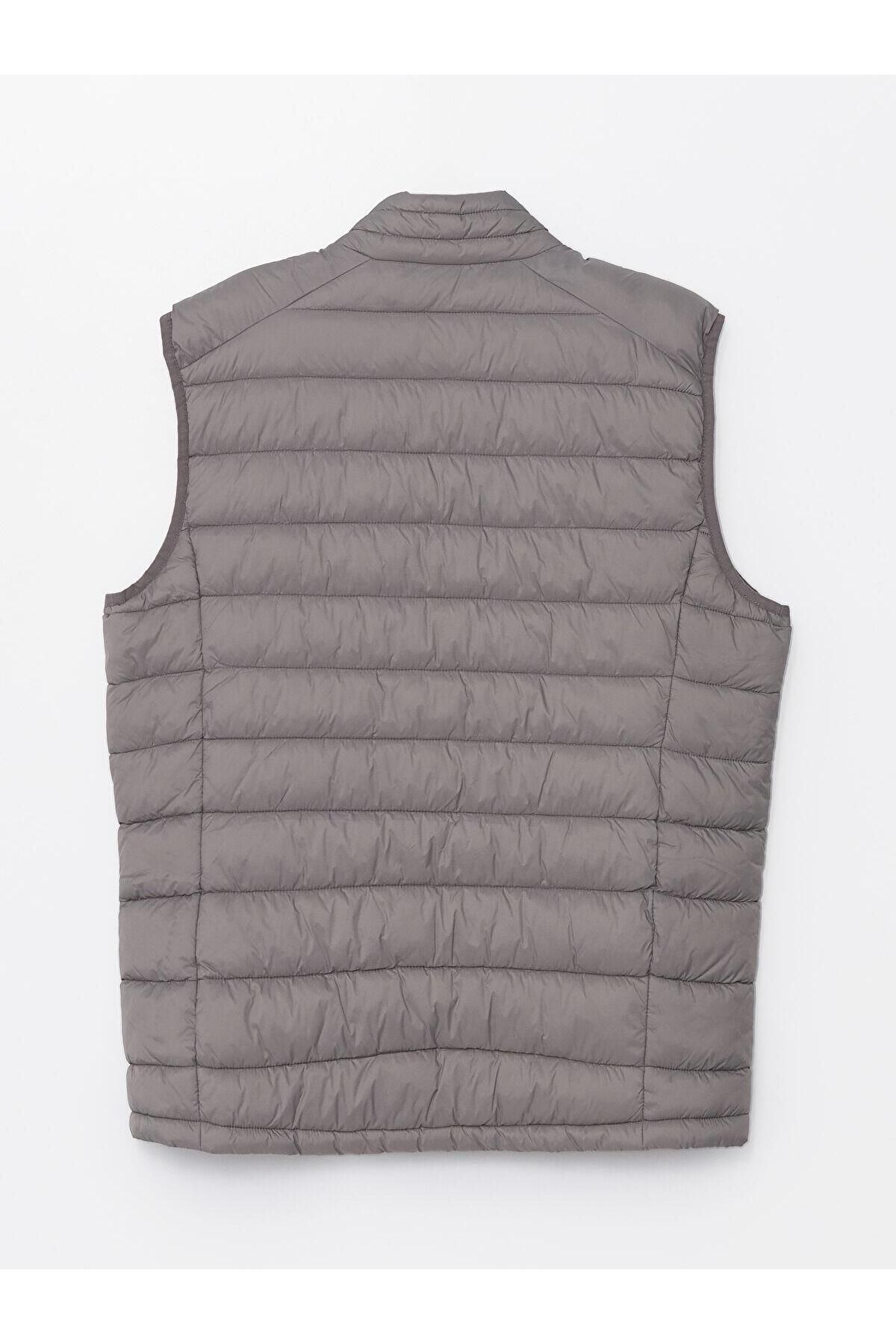 LC Waikiki-Southblue Standard Mold Stand Collar Men's Inflatable Vest 8