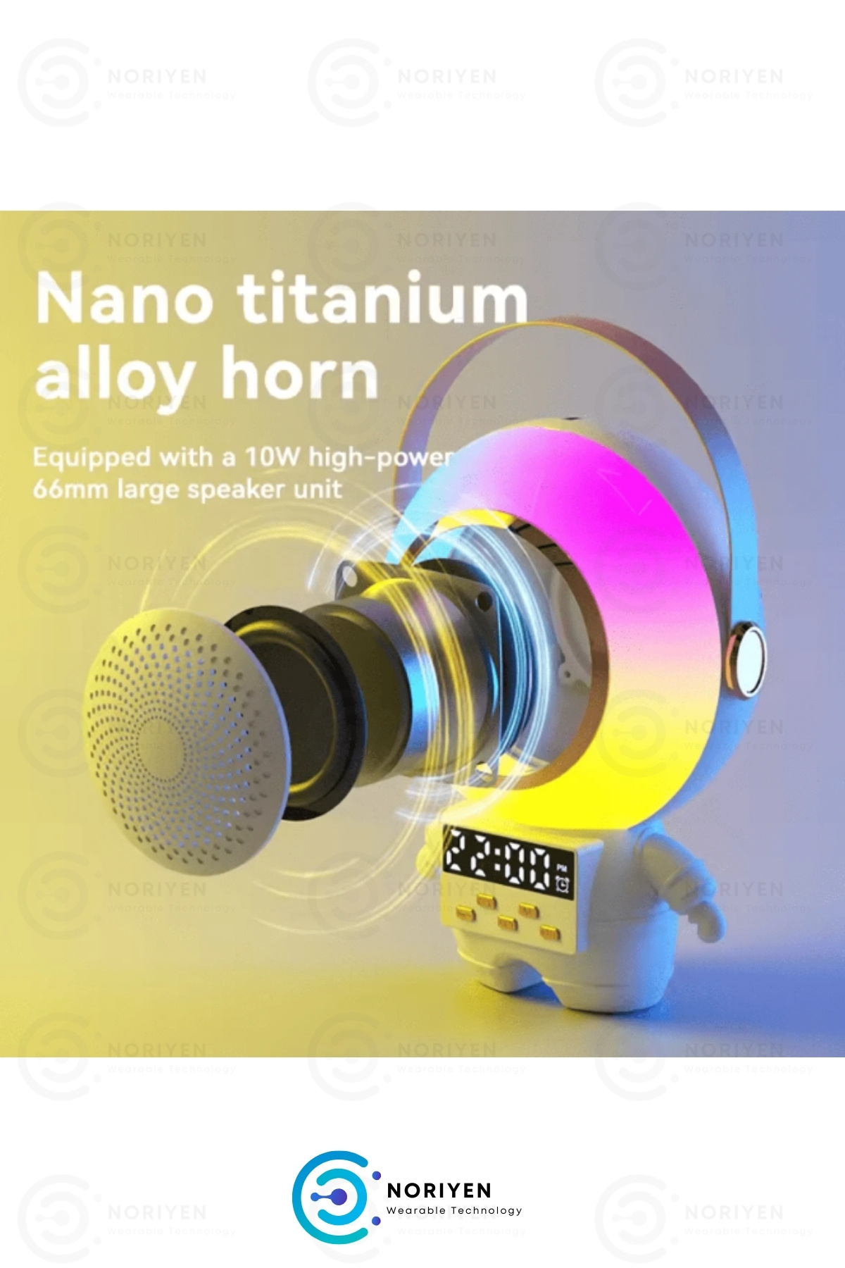 Çift Mikrofonlu Parti Karaoke Seti RGB LED Işıklı Şarjlı Bluetooth Kablosuz Hoparlör Ses Sistemi