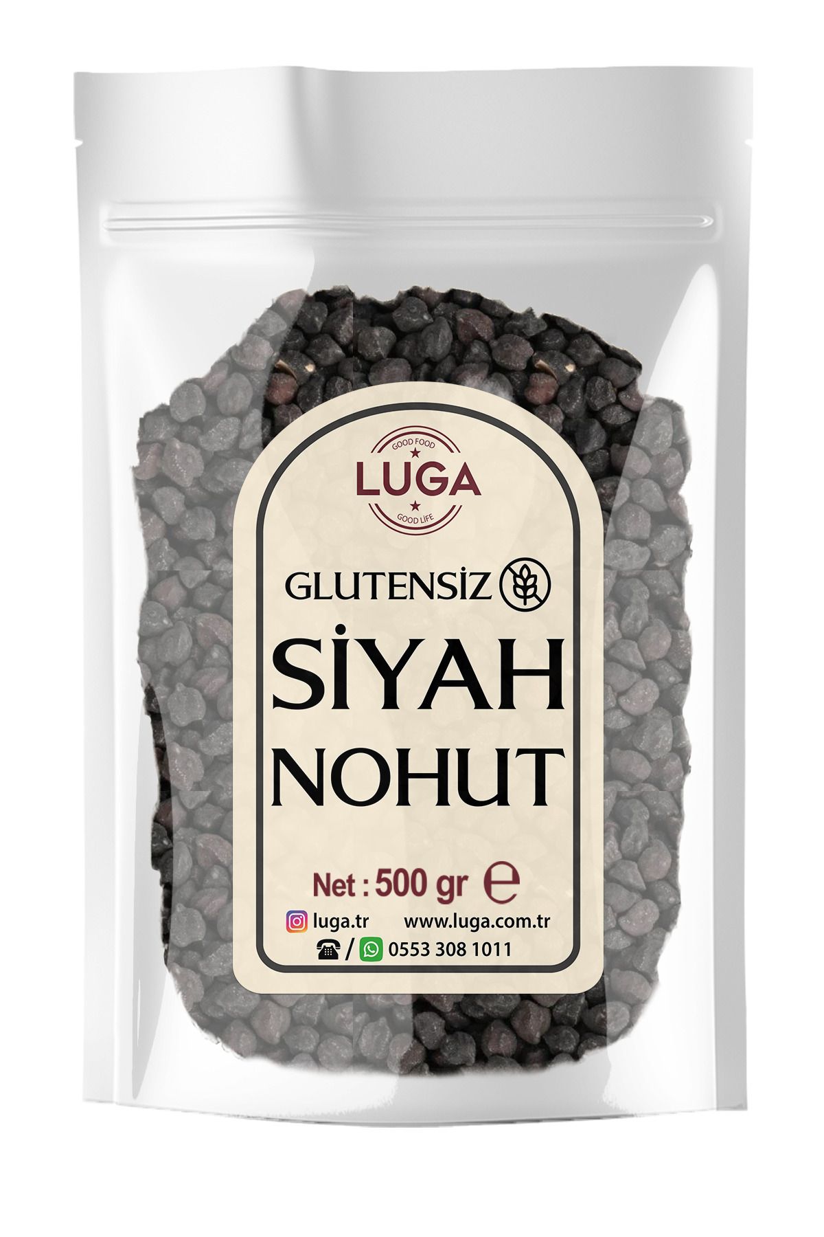 Luga Siyah Nohut - Glutensiz 500 gr