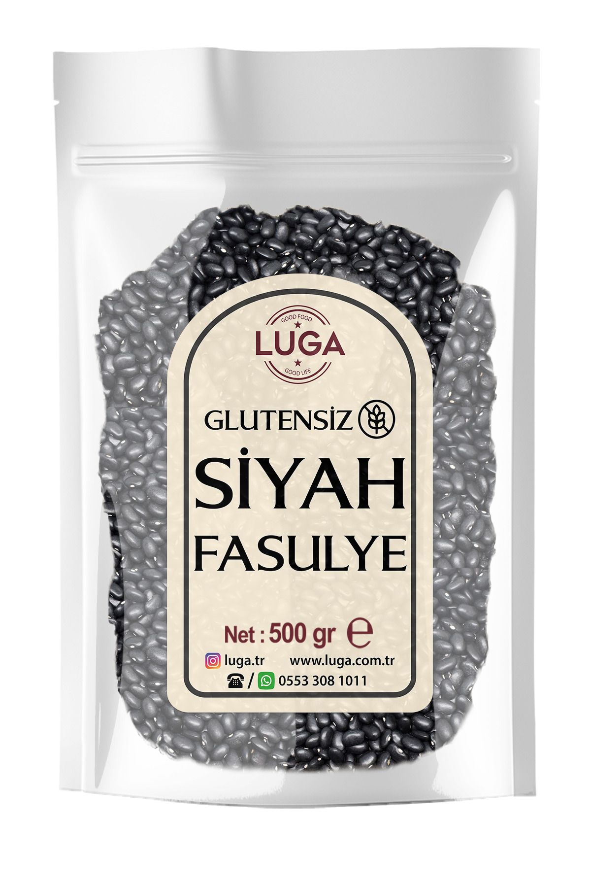 Luga Siyah Fasulye - Glutensiz 500 gr