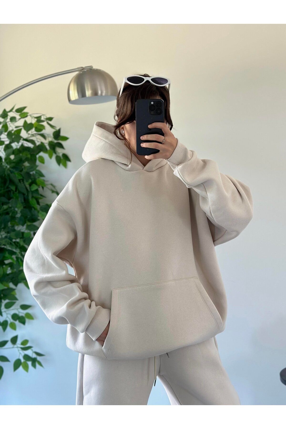 ASEDE-Soft Textured 3 Thread Raised Elastic Tracksuit Set 3