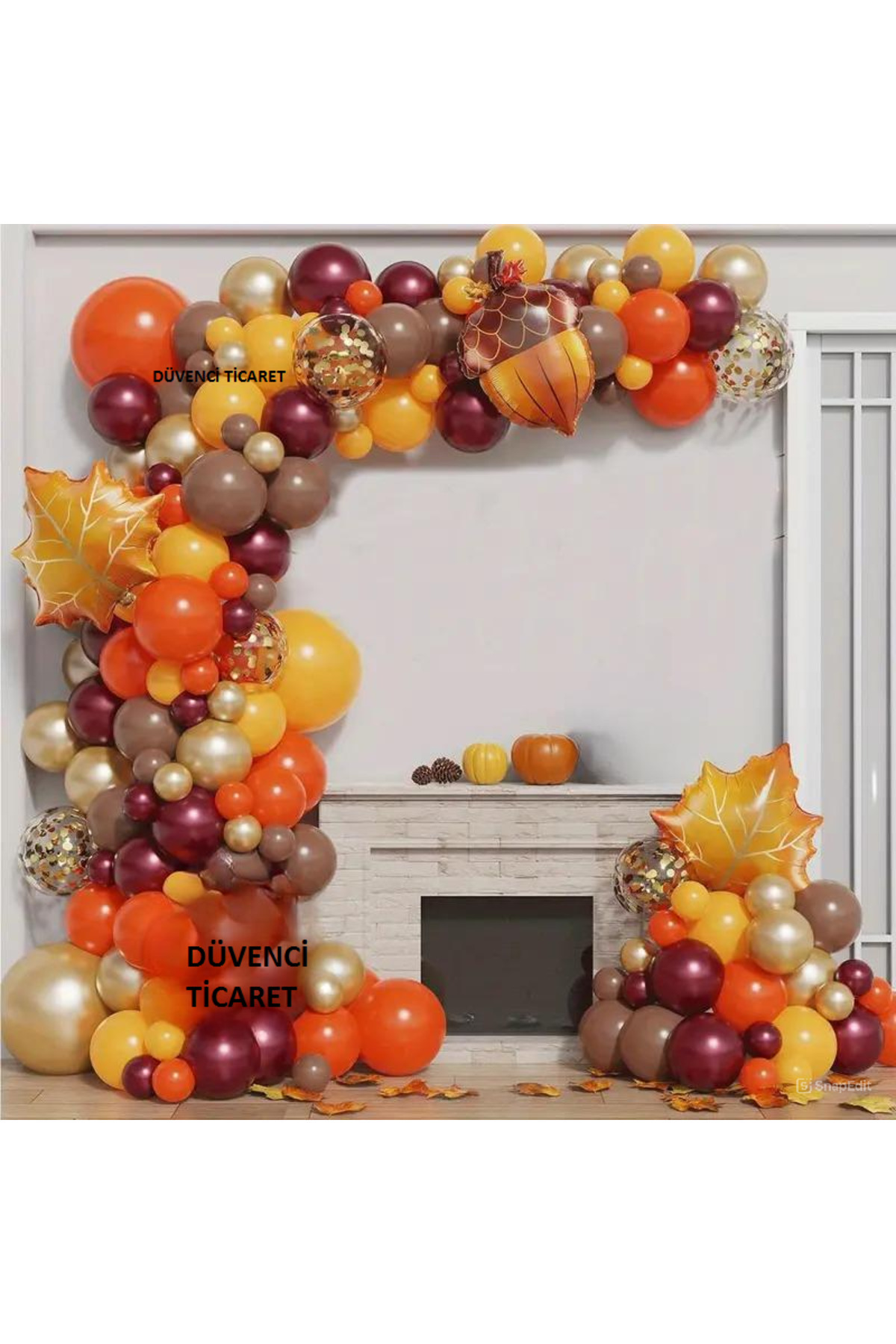 DÜVENCİ TİCARET SONBAHAR TEMALI BALON ZİNCİR SET