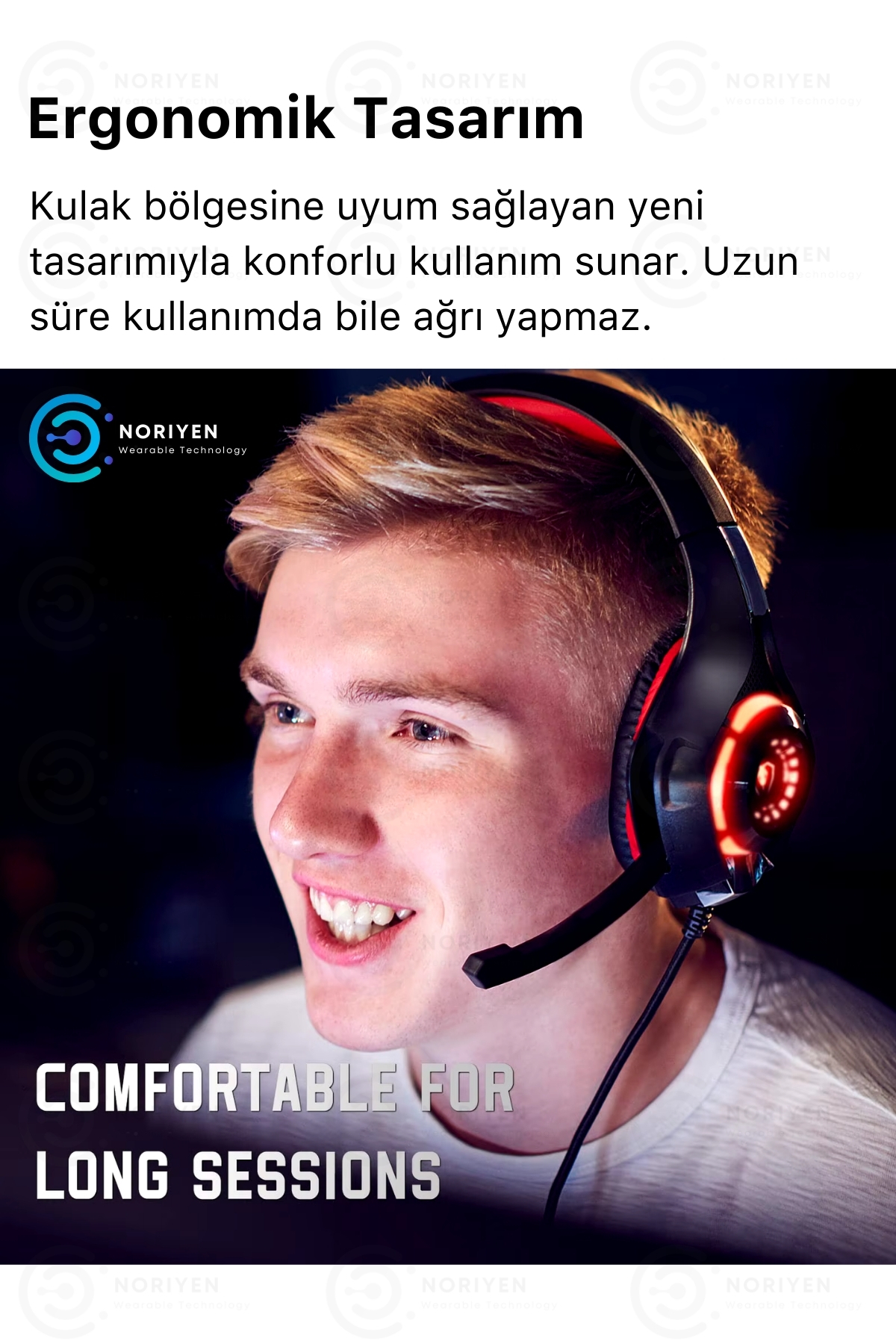 Premium Gaming Pro Mikrofonlu PS4 PS5 Xbox PC İçin Kablolu Gamer Kulak Üstü Oyuncu Kulaklık