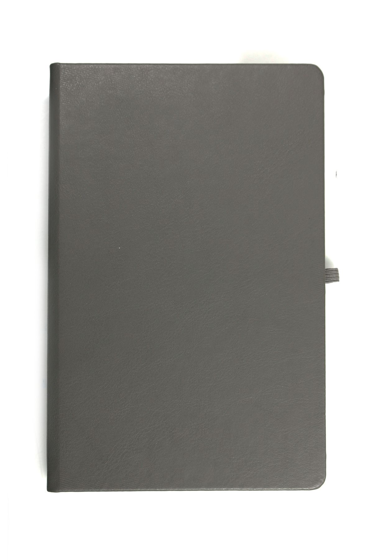 inkglo-A5 Gray Plain Elastic Thermo Leather 13*21cm Lined 96 Sheets Note Book 3