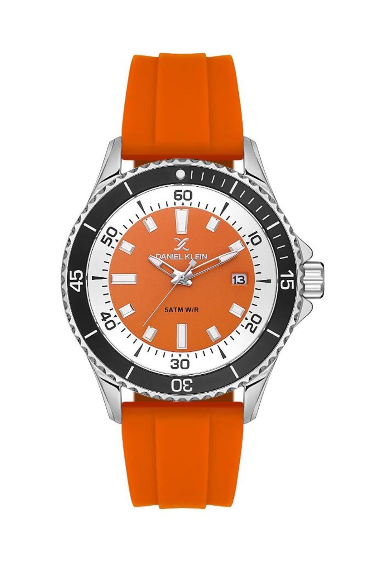 Daniel Klein-Dk.1.13683-5 Orange Men's Wristwatch - Stylish and Functional Design 1