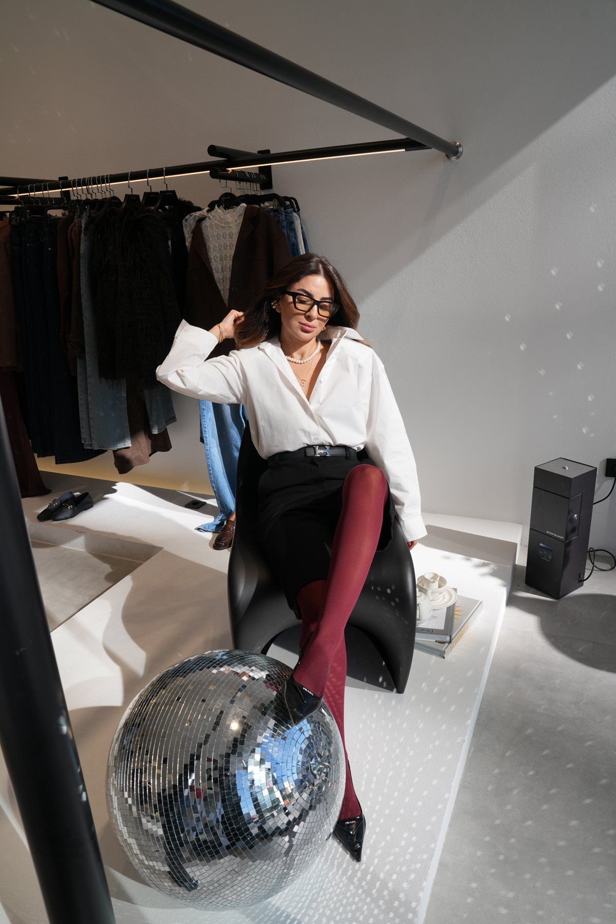 chemise basic épaule contre épaule