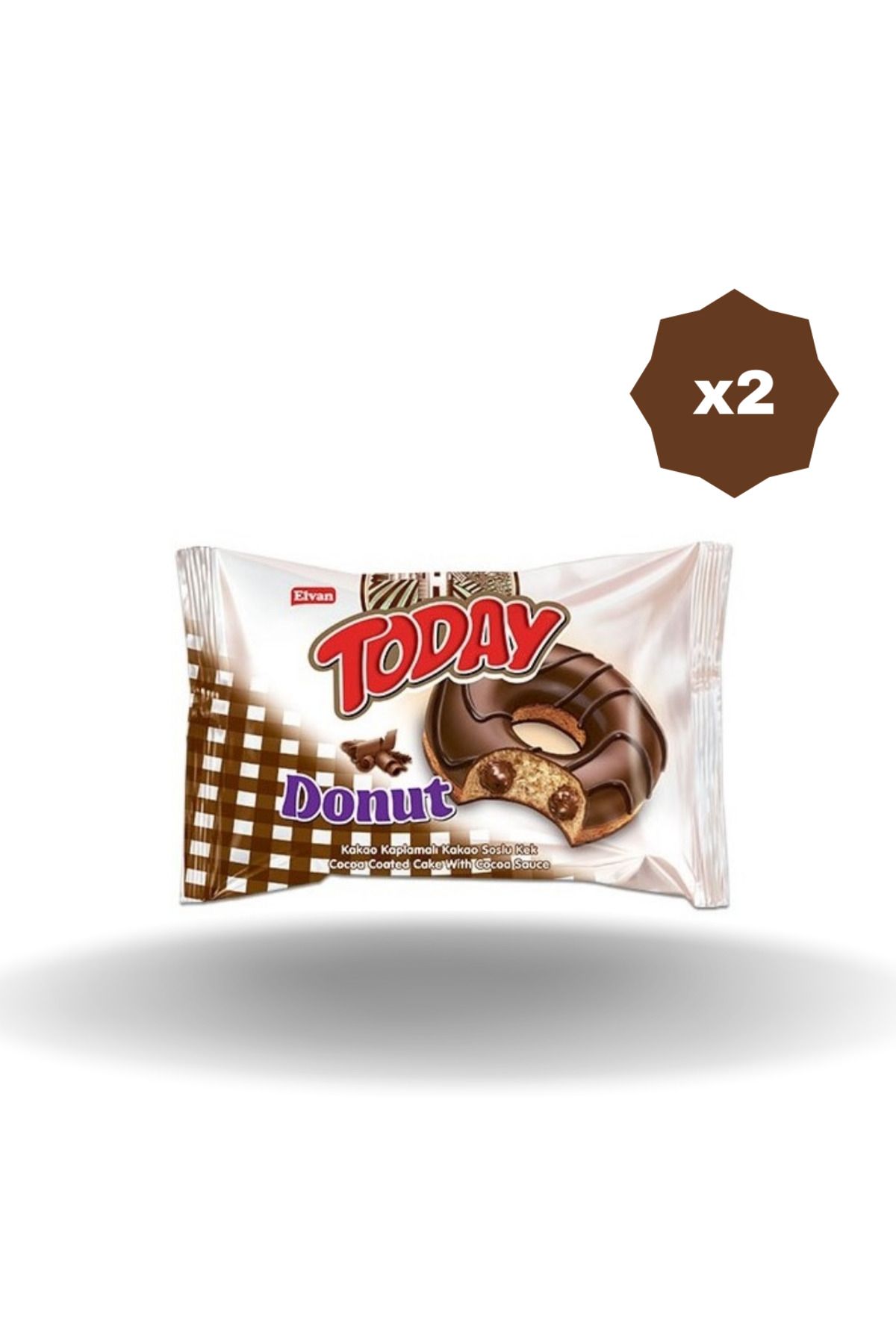 Elvan TODAY DONUT KEK KAKAOLU 35 GR - 2 ADET