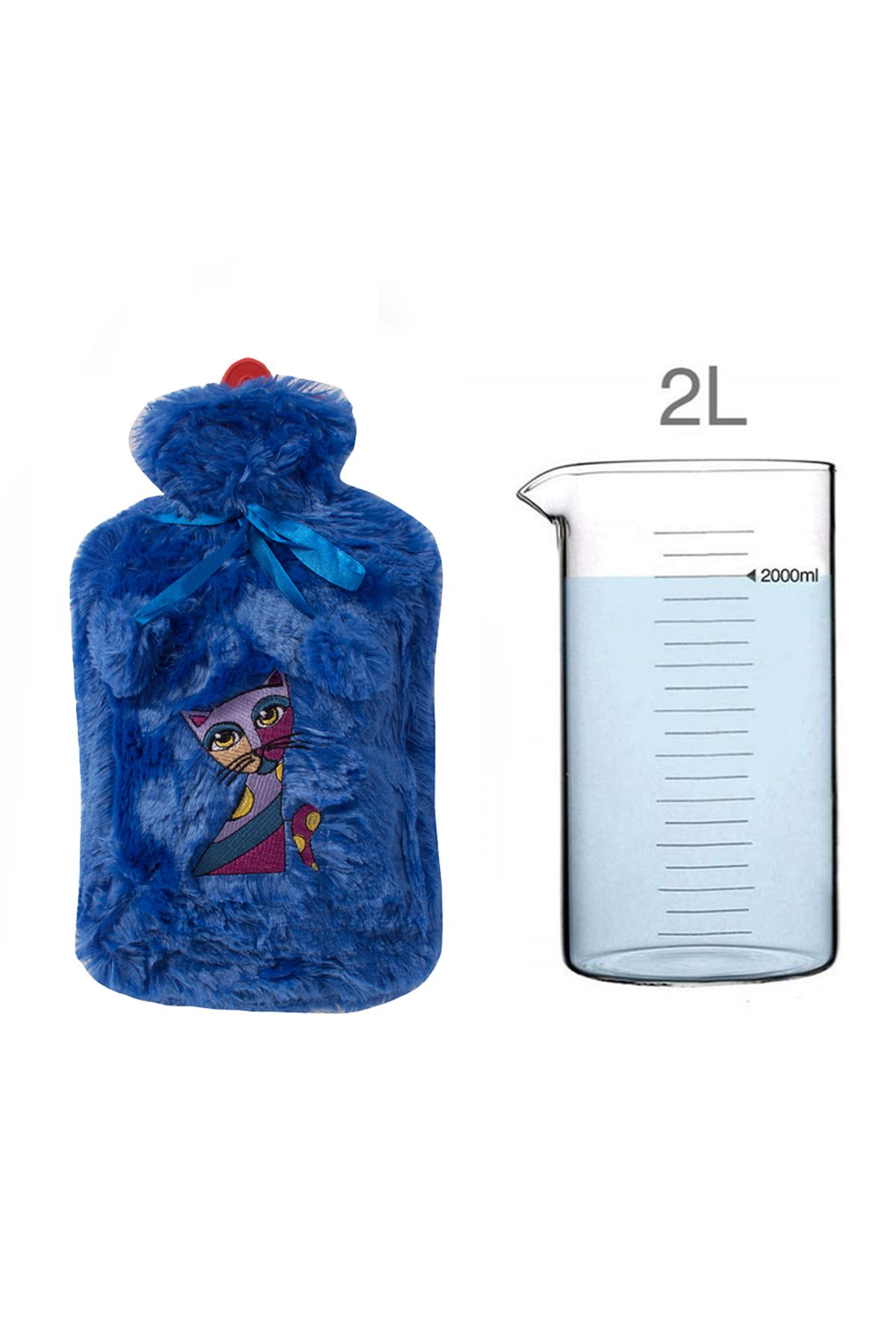 Biggdesign-Owl And City Plush Hot Water Bag 6