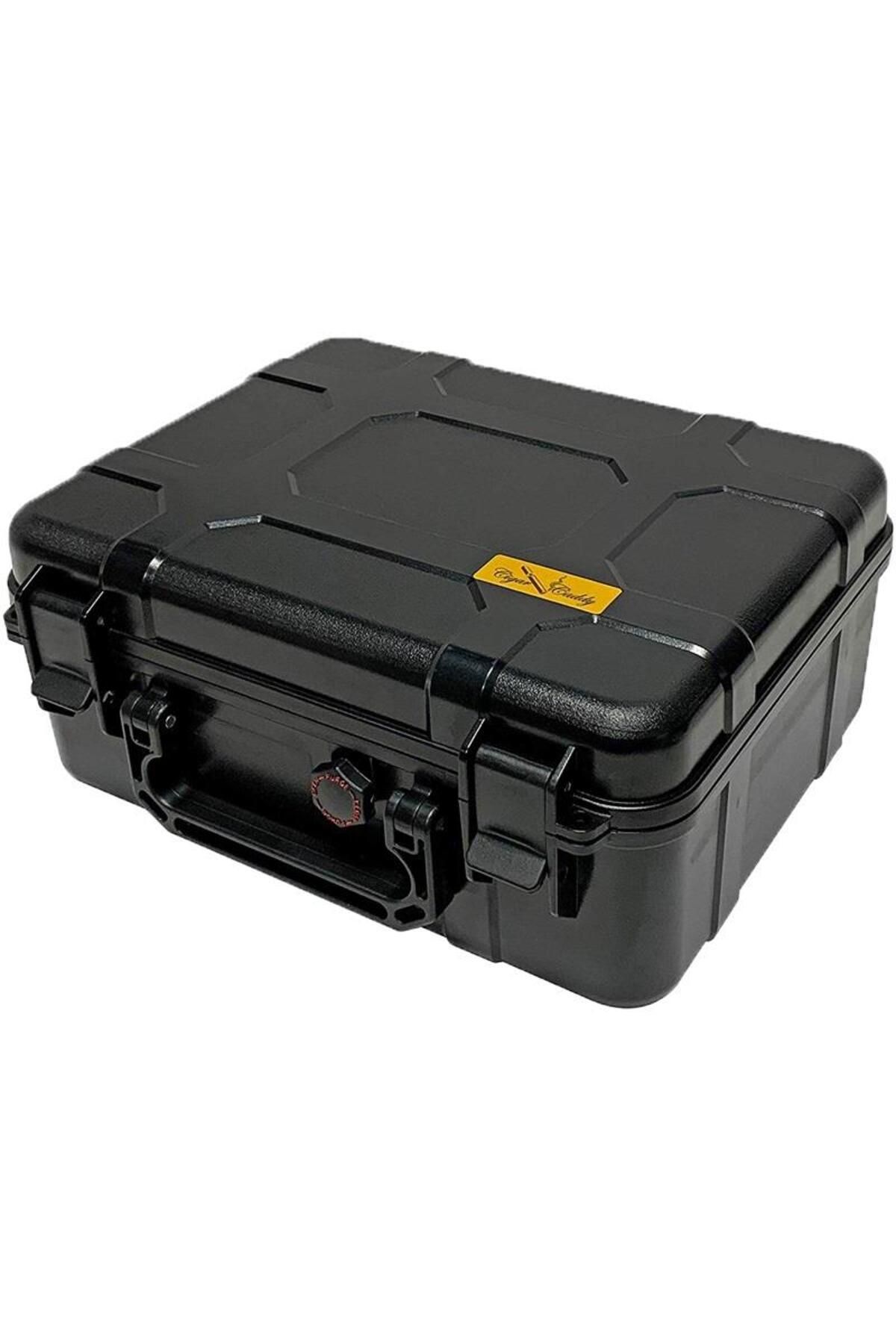 Genel Markalar Caddy 40 Travel Siyah Humidor Puro Kutusu