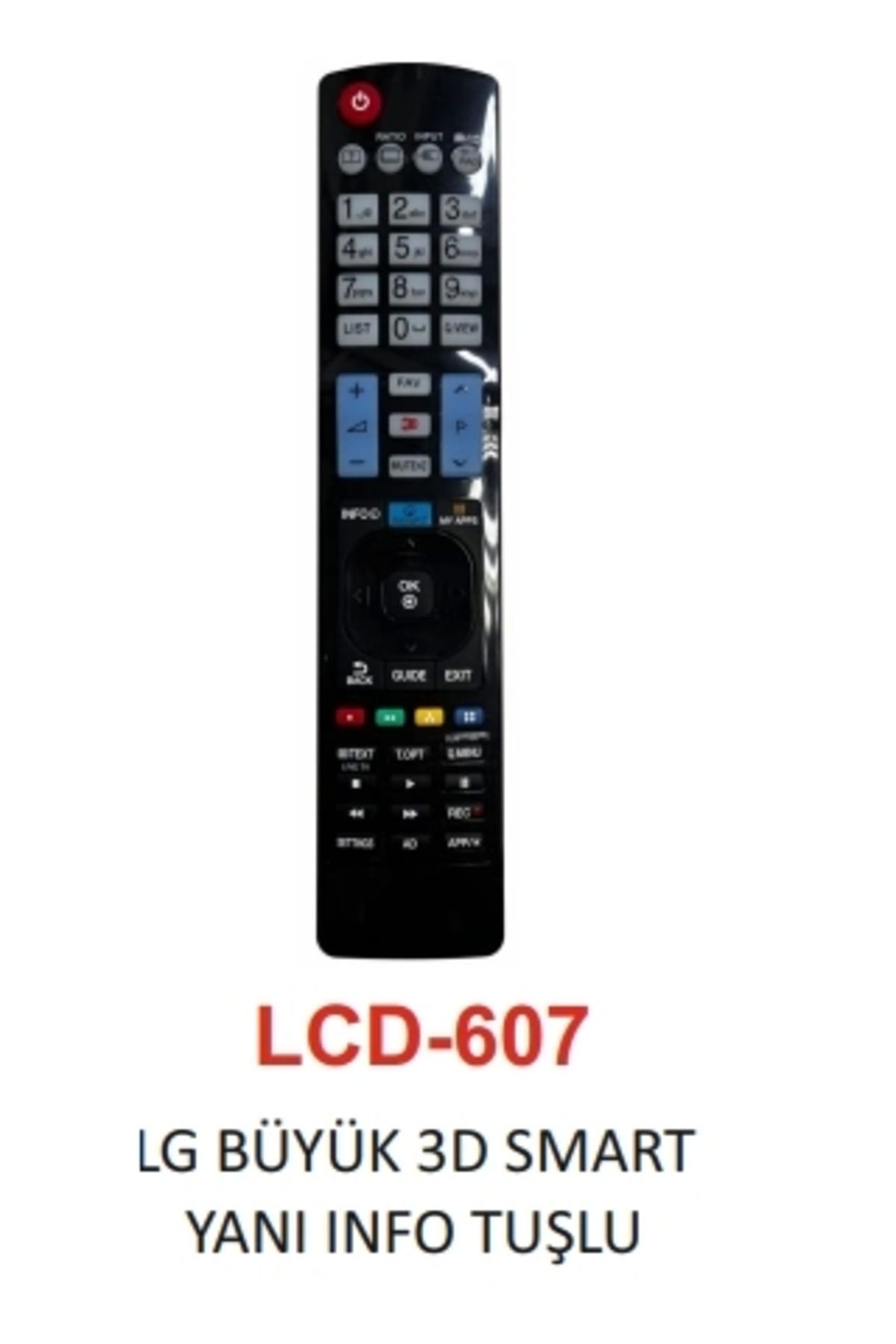 Genel Markalar Lg 3d Smart Lcd Tv Kumandası - Lcd 607