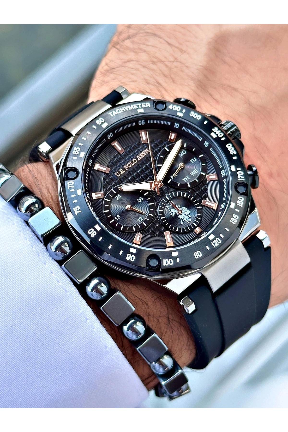یو اس پولو ساعت مچی مردانه یو اس پولو اس ان. USPA1076-01