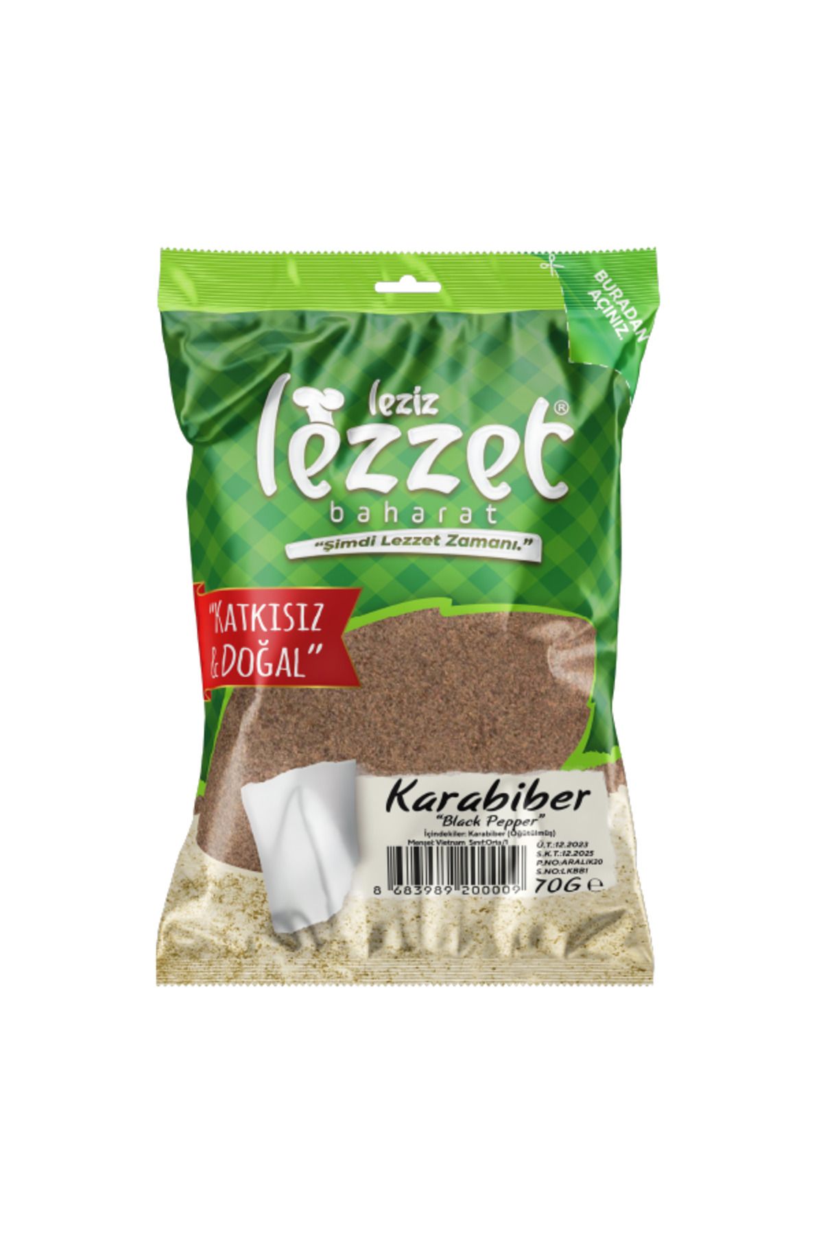 Leziz Lezzet Karabiber 70 G