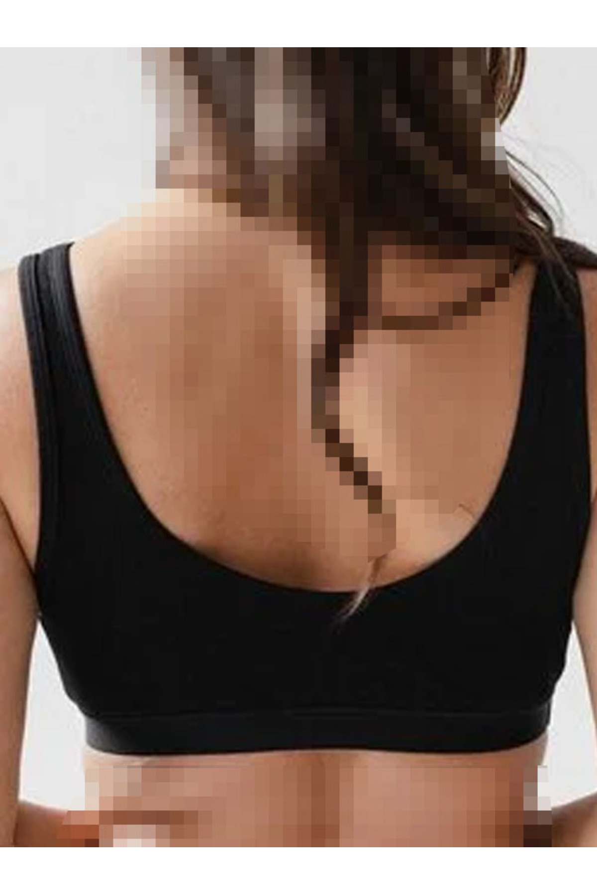 AŞAR MODA TEKSTİL Pedli Süprem Sporcu Sütyen basic büstiyer görsel 4