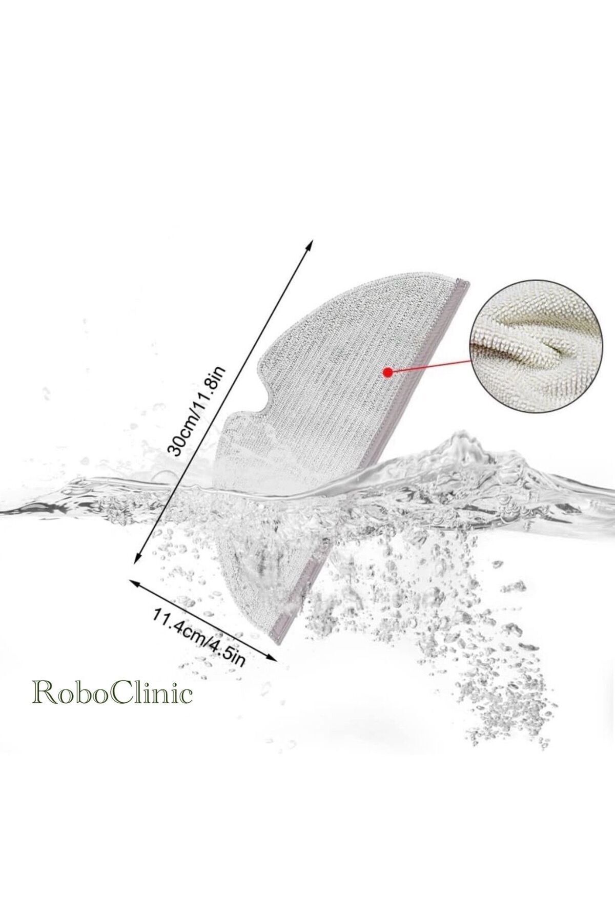 Roboclinic-Roborock Q7 Max / Q7 Max Plus - فرشاة رئيسية وجانبية، فلتر Hepa، مجموعة تجديد الممسحة 6