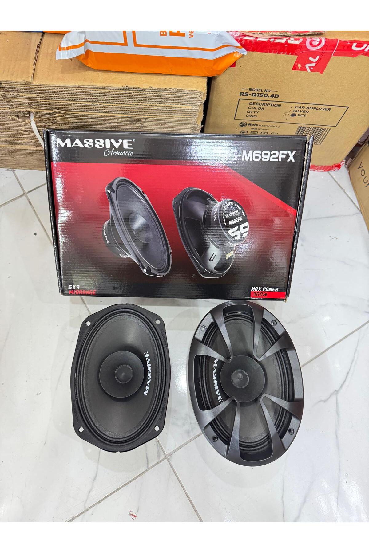 Massive Ms-M692FX Deprem Serisi Oval 6x9 Oto Midrange Hoparlör