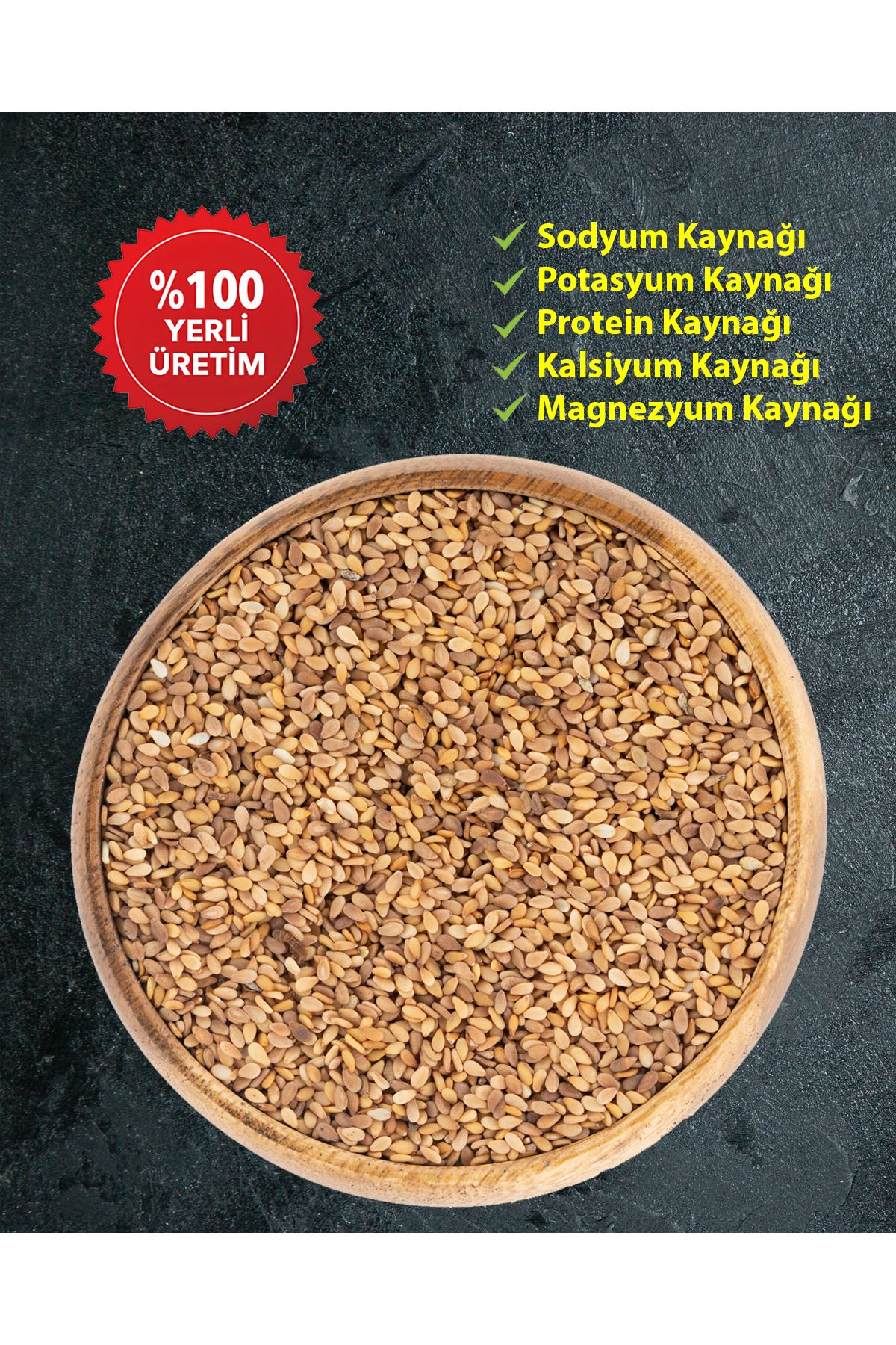 Galip Bakliyat Kabuklu Yerli Köy Susamı 250 Gr