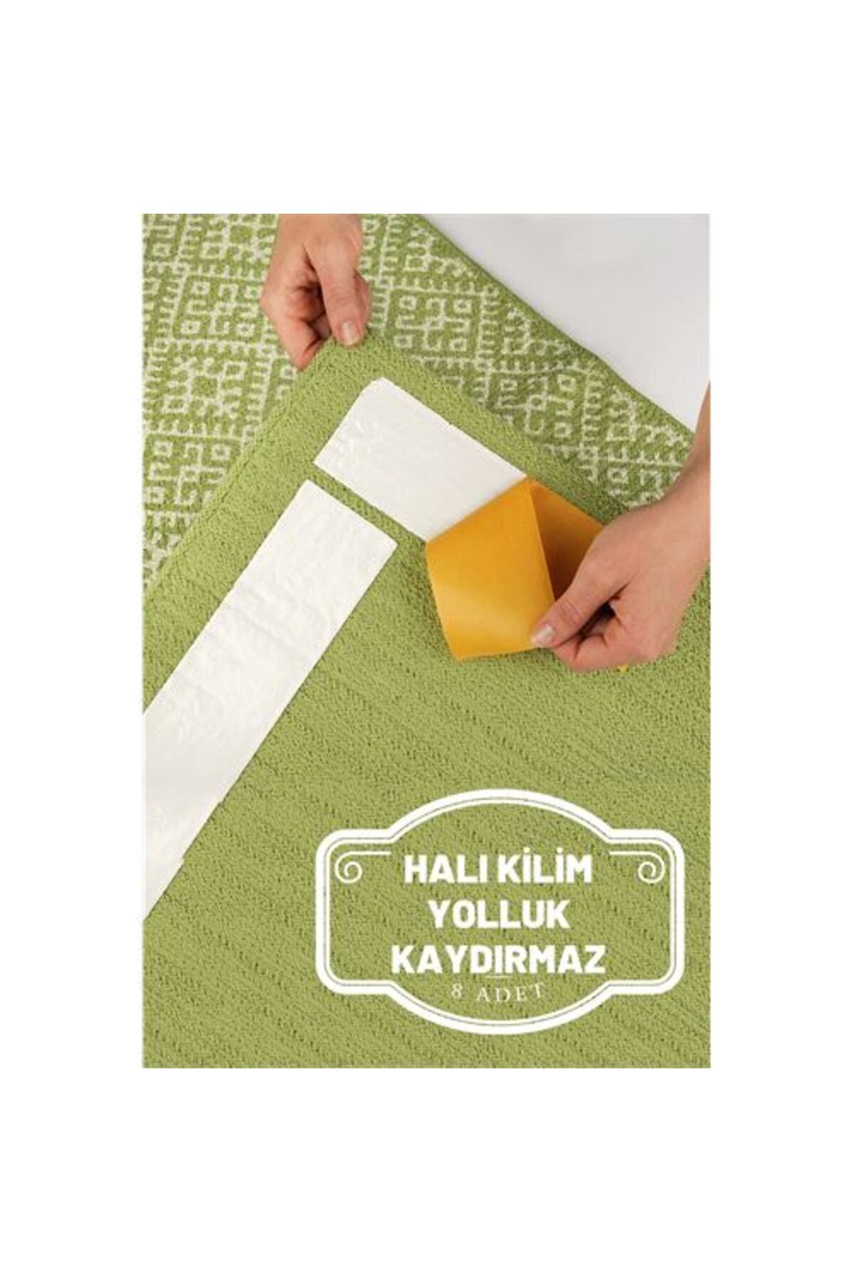 ModaCar Flamme 8 Adet Halı Kilim Yolluk Kayma Önleyici Yapışkan