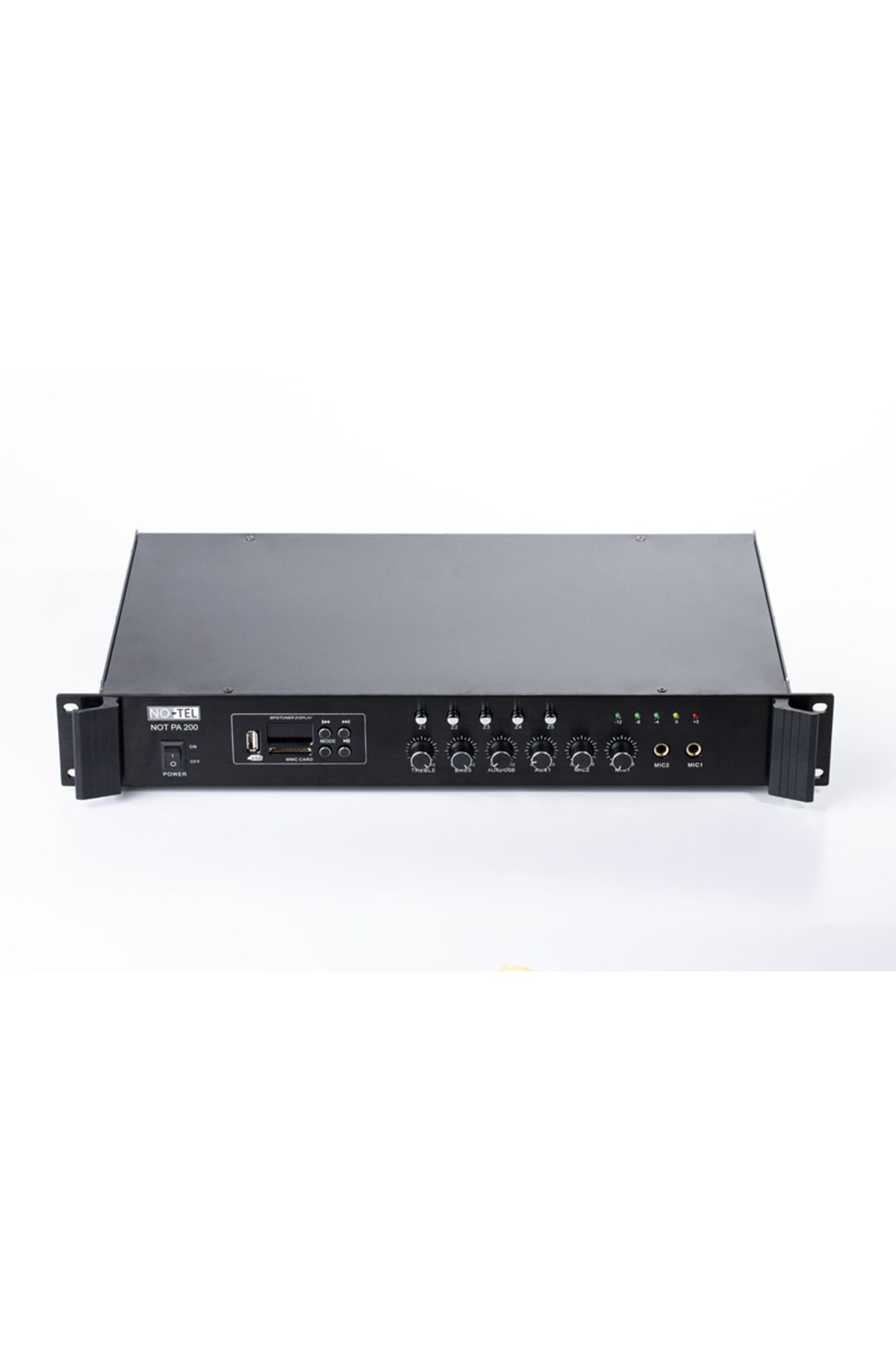 Notel NOT PA-200 200 WATT HAT UyumluTRAFOLU 5 BÖLGELİ MİKSER AMPLİFİKATÖR