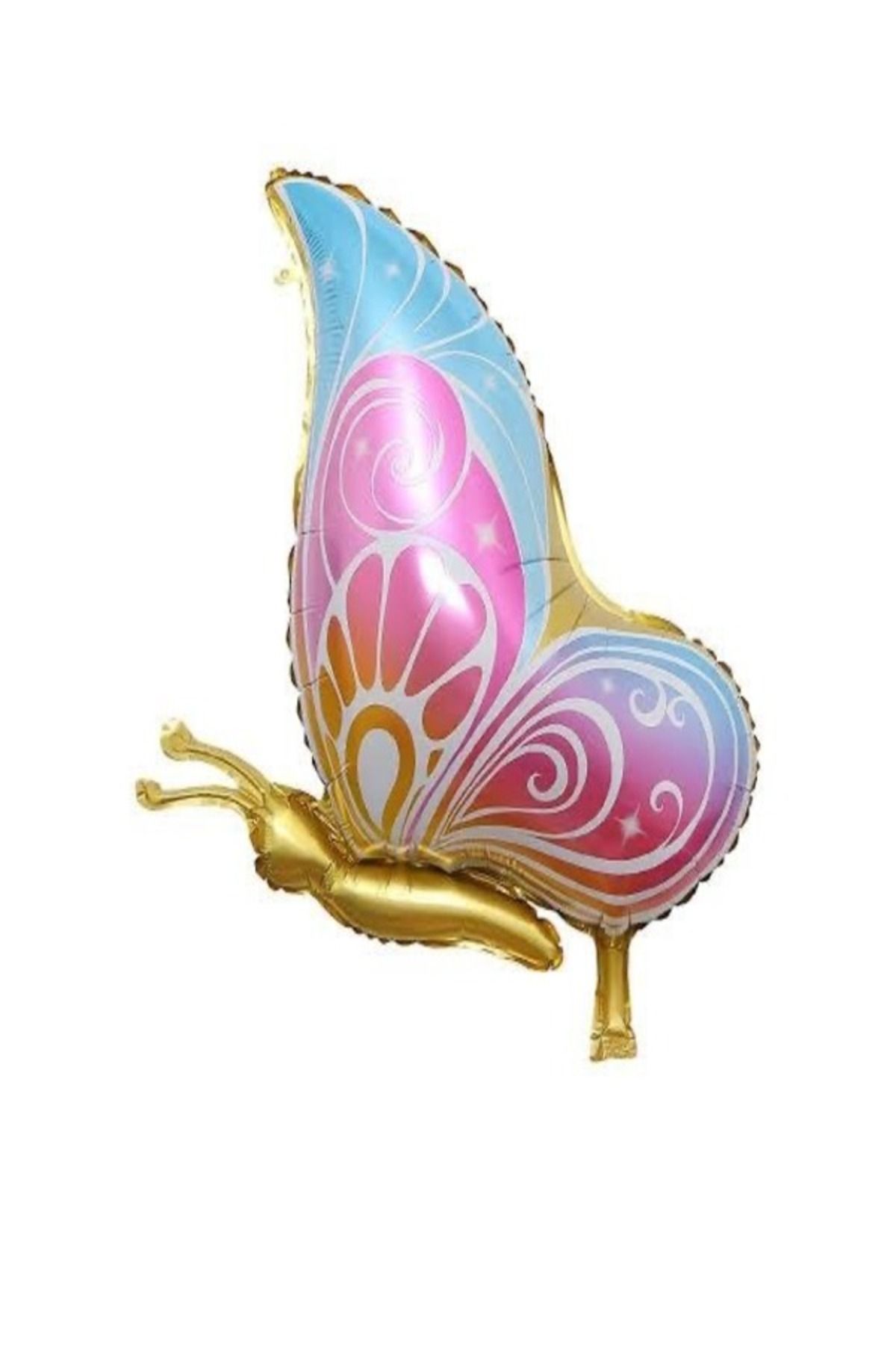 Baloncum Gold Kelebek Folyo Balon