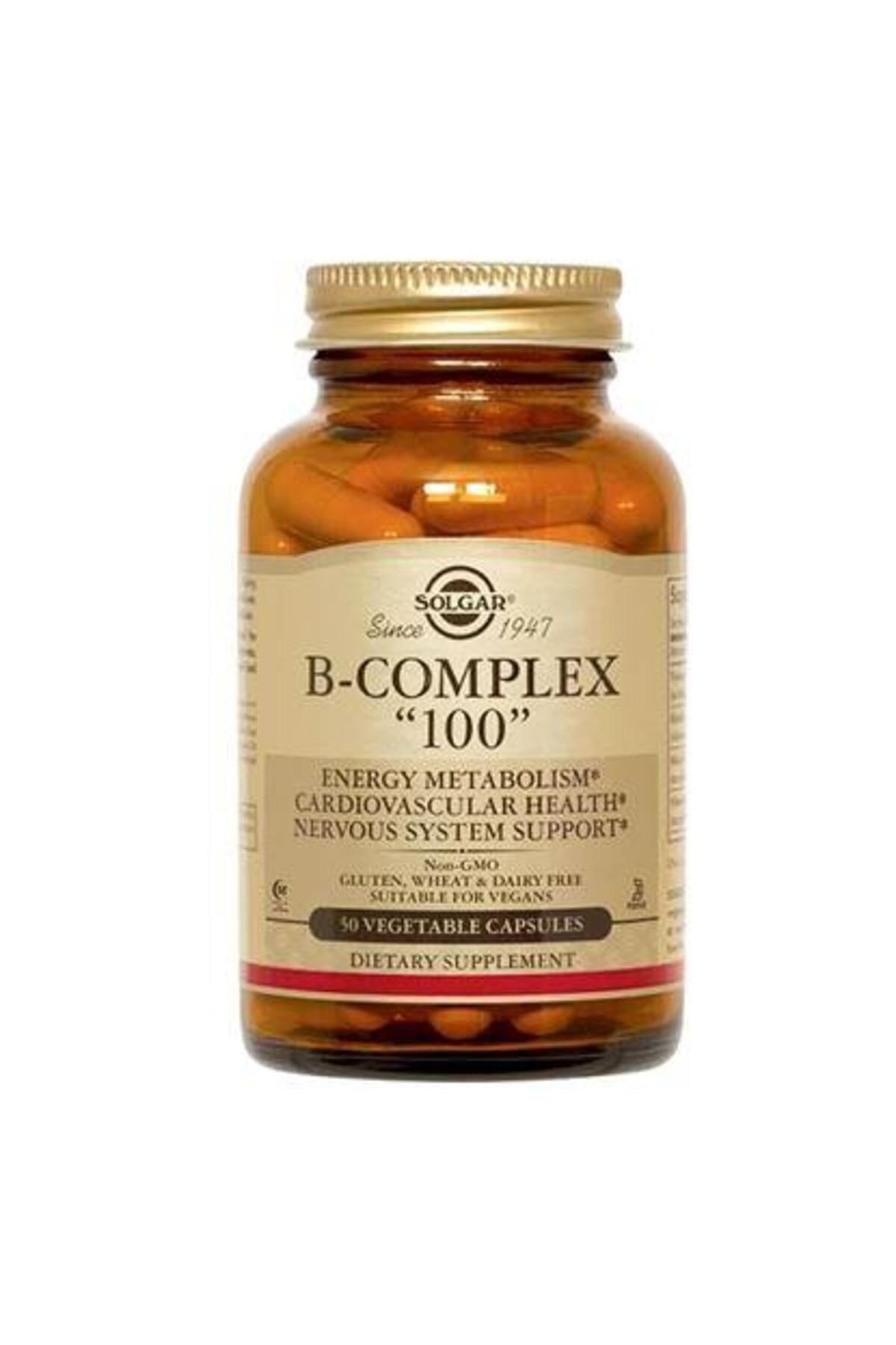 Solgar Vitamin B Complex 50 Mg 100 Kapsül