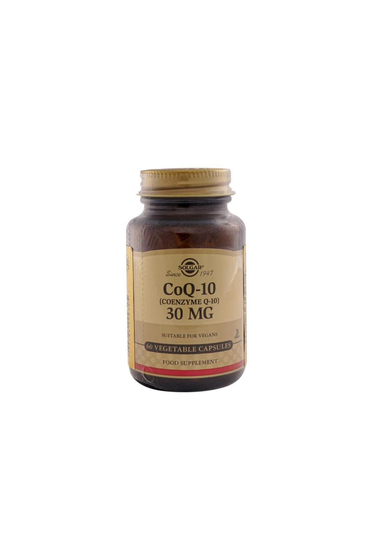 Solgar Coq-10 ( Koenzim Q-10 ) 30 Mg 60 Veg. Kapsul Skt:07/2022