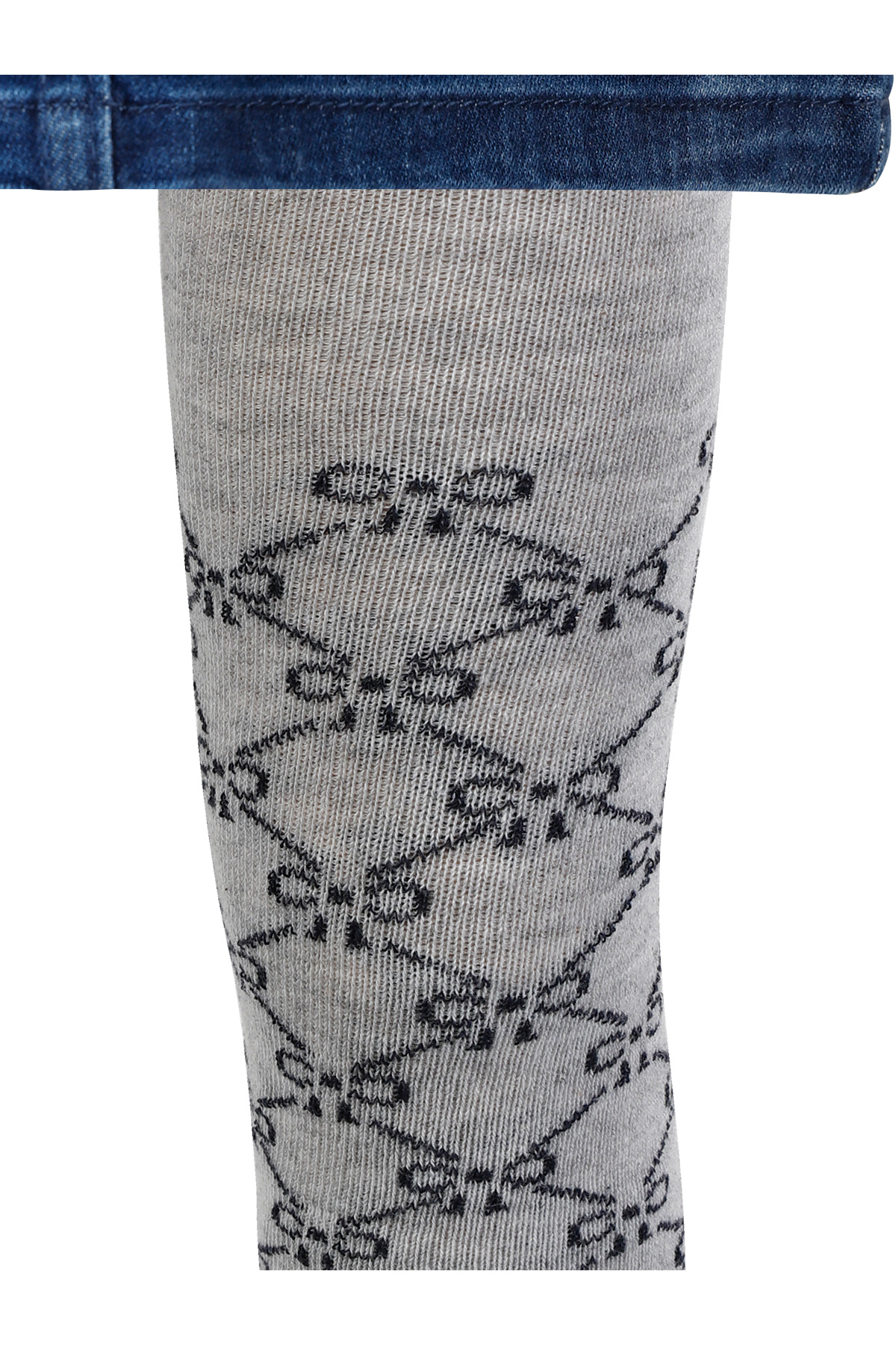 Artı-1-9 Years Girl's Gray Pantyhose 2