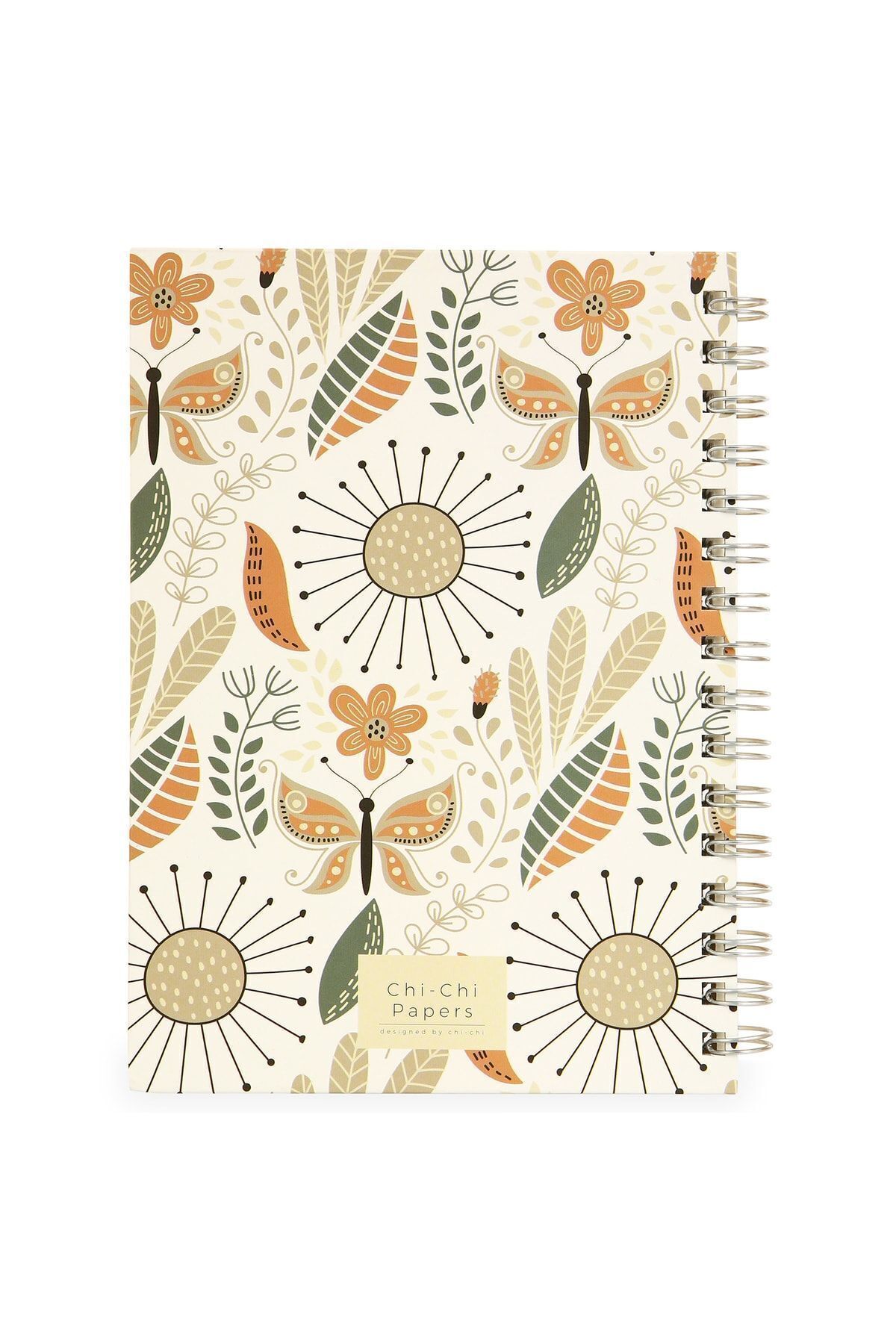 Chi-Chi Papers-Checked Notebook - Amy, Ringed Notebook, Memory Notebook 4