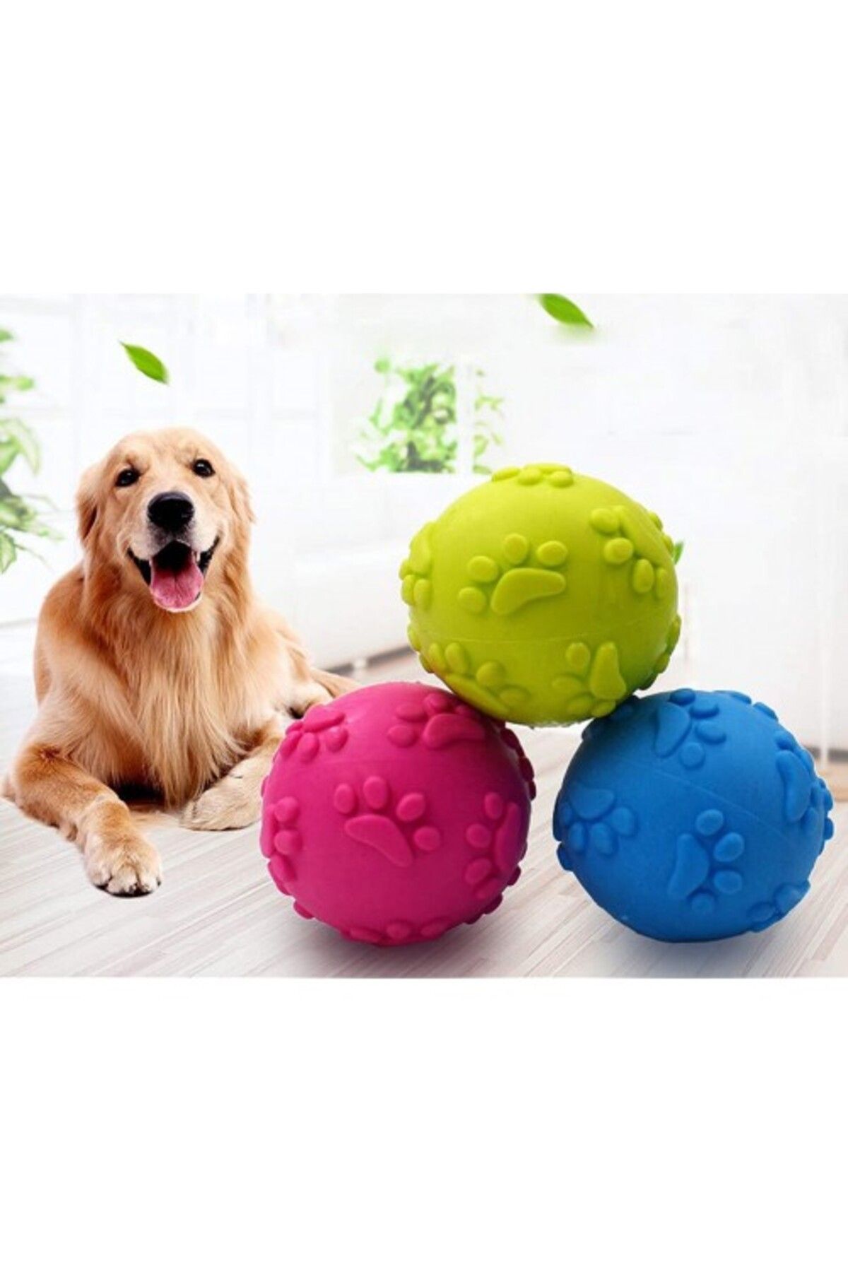 Albayrak 2 Li Set Pati Desenli Köpek Isırma Topu Boy At Getir Top