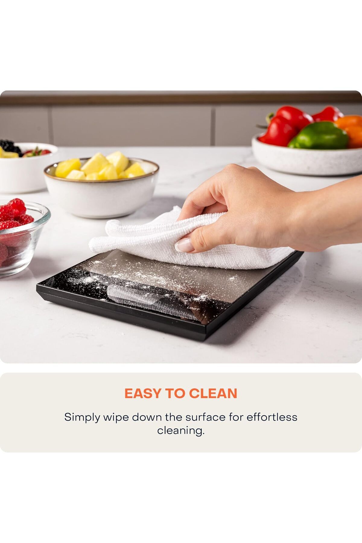 Nutricook-Kitchen Scale 2, 5kg Capacity, for Baking & Meal Prep, 4 Measuring Modes, S Steel, Silver 7