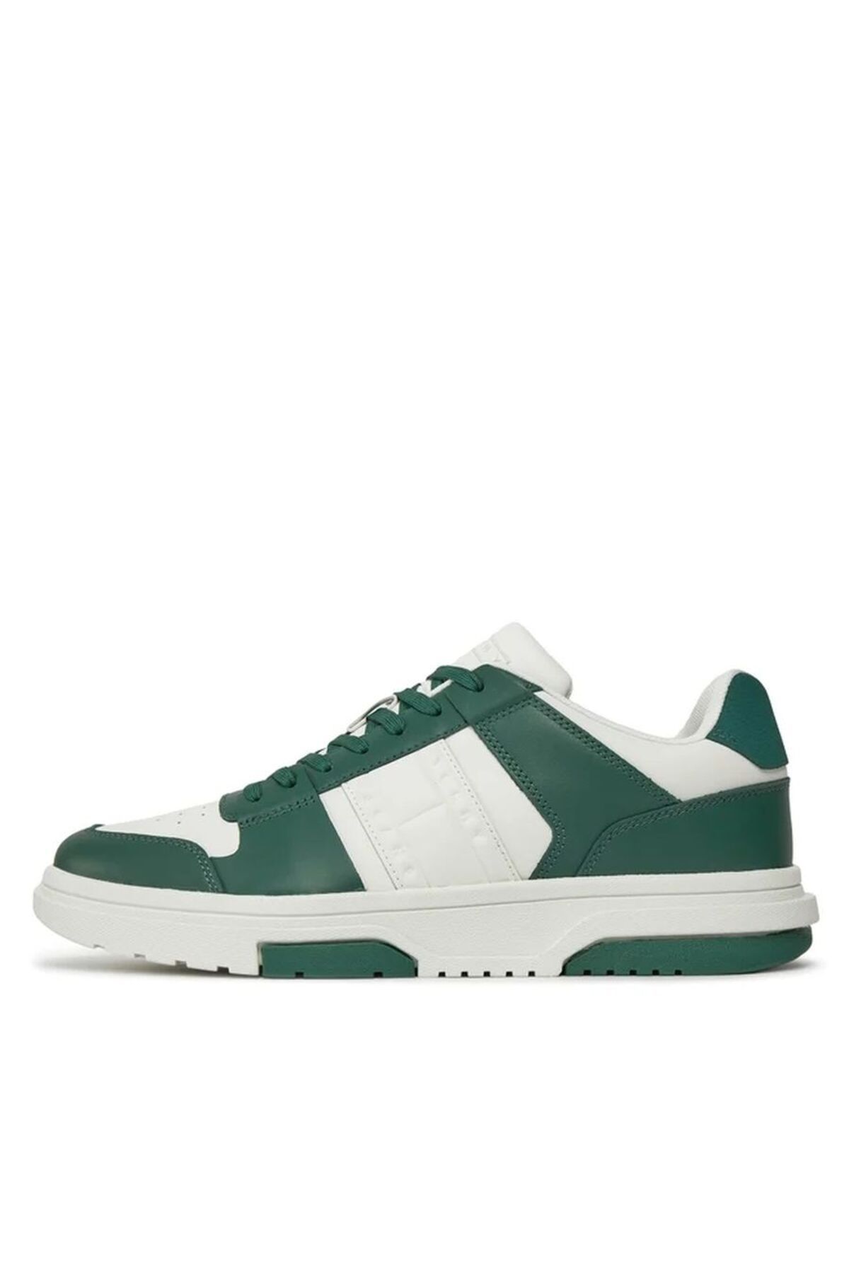 کفش پیاده روی سبز مردانه TJM چرمی Cupsole 2.0 اورجینال Tommy Hilfiger