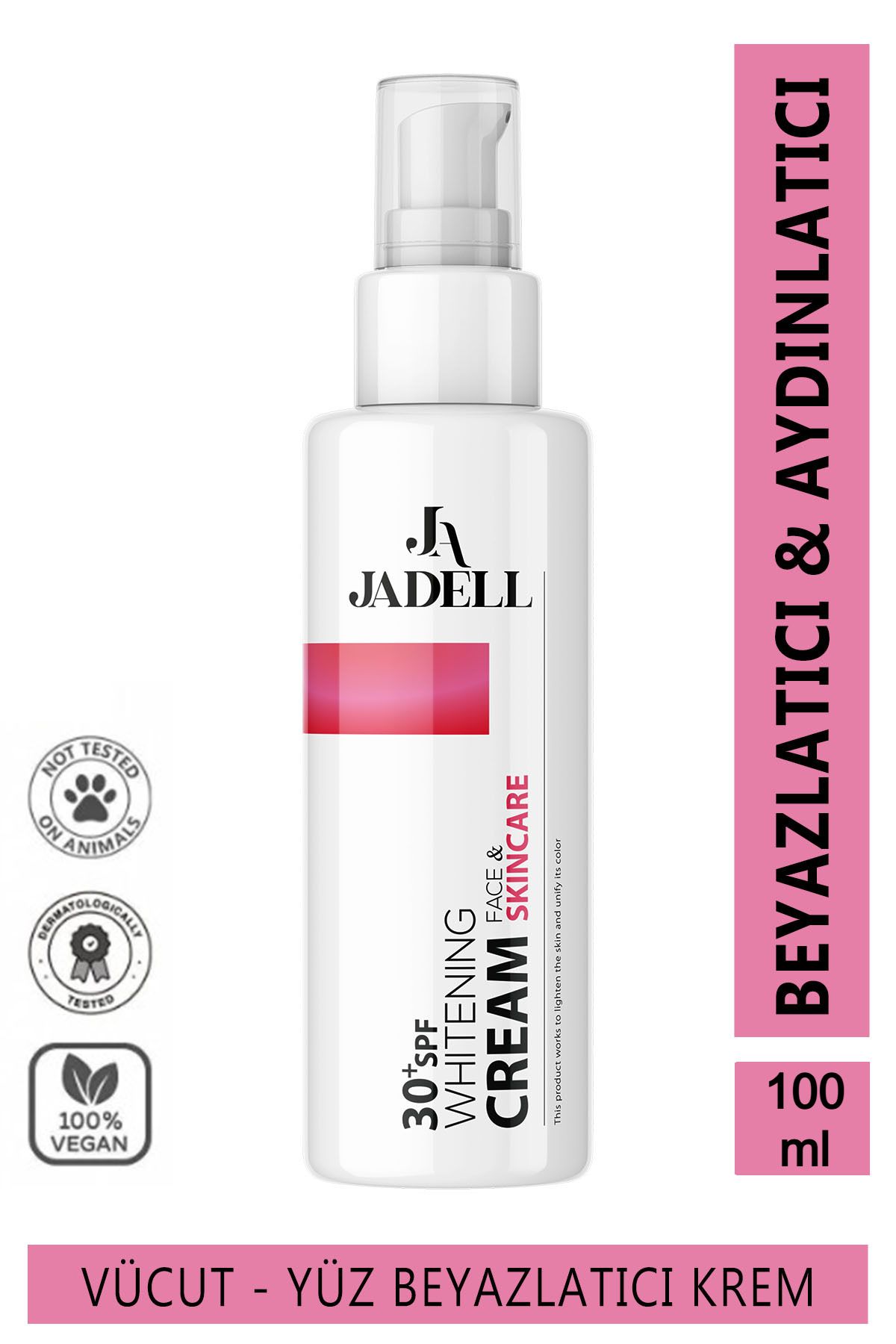 JADELL Genital Bölge Beyazlatıcı FACE & SKINCARE Koltuk Altı Diz Dirsek Kararma Karşıtı 30+SPF