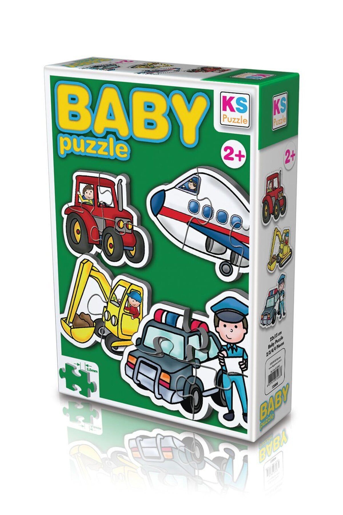 Lucest Lucesturg  Puzzle 4 In1 Meslekler Ve Taşıtlar / Jobs And Vehicles New